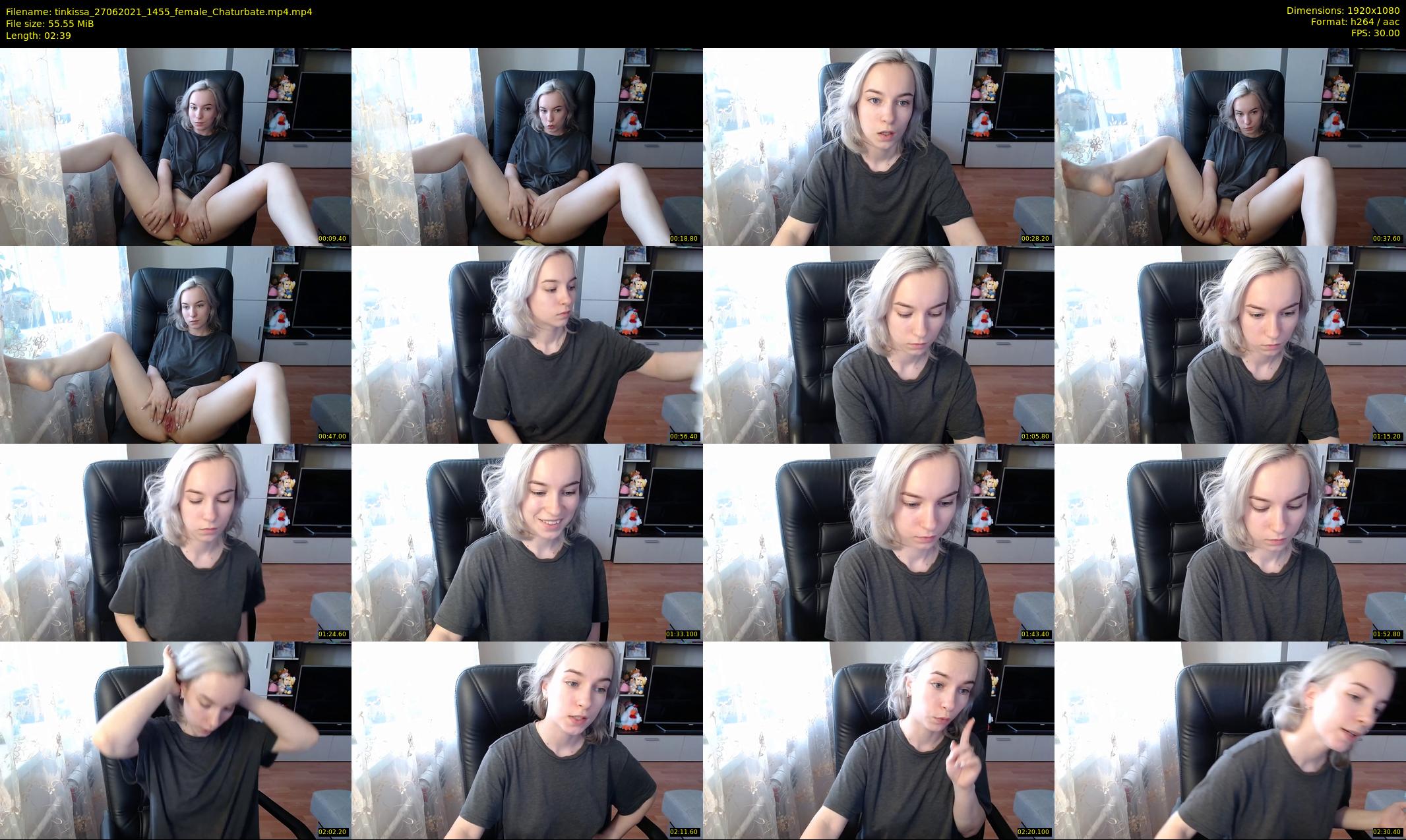tinkissa — 3 minute Chaturbate couple cam show recording, 1080p, Jun 27, 2021