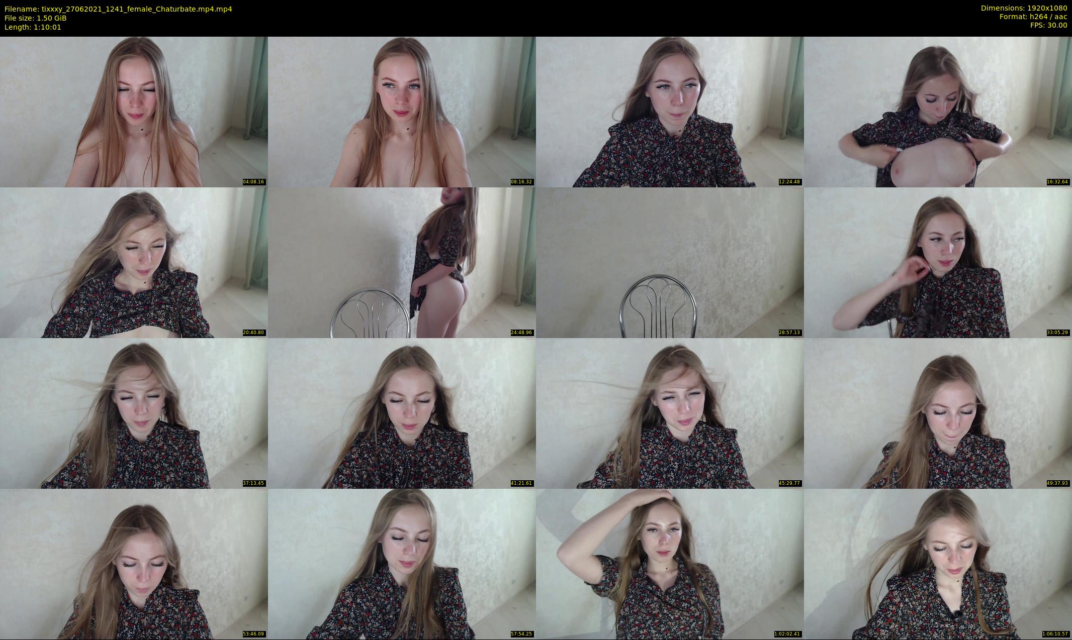 tixxxy — 71 minute Chaturbate female cam show recording, 1080p, Jun 27, 2021