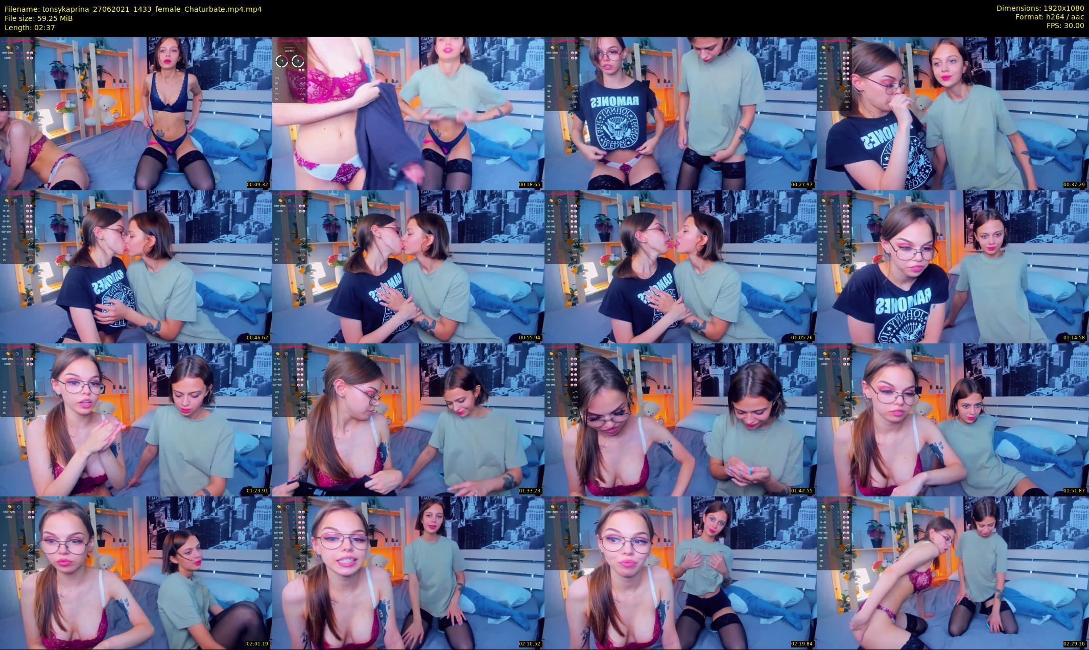 tonsykaprina — 3 minute Chaturbate couple cam show recording, 1080p, Jun 27, 2021