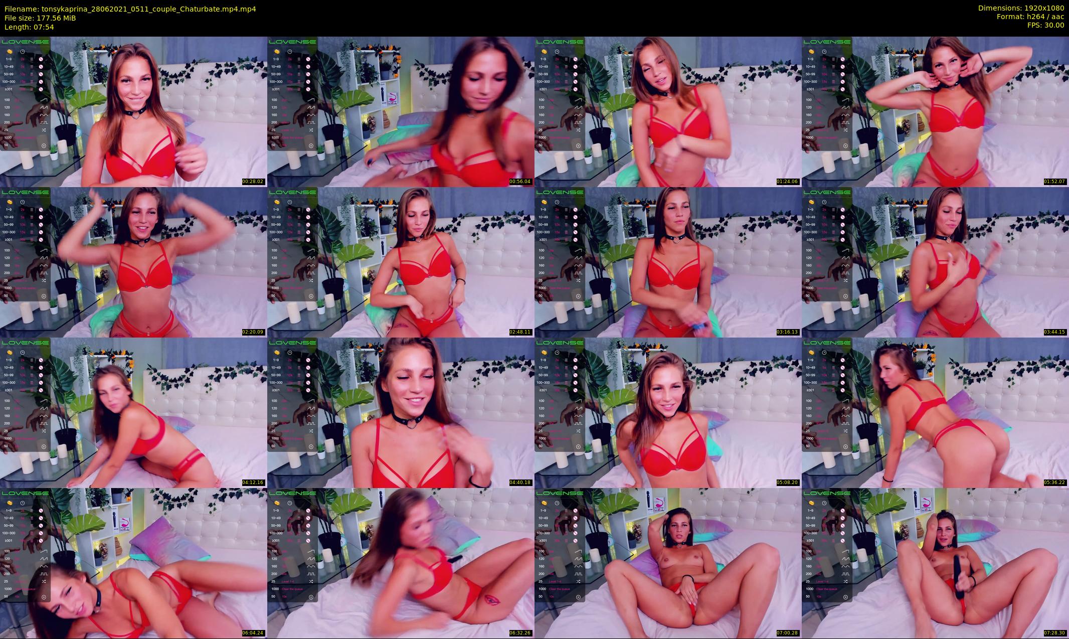 tonsykaprina — 8 minute Chaturbate couple cam show recording, 1080p, Jun 28, 2021