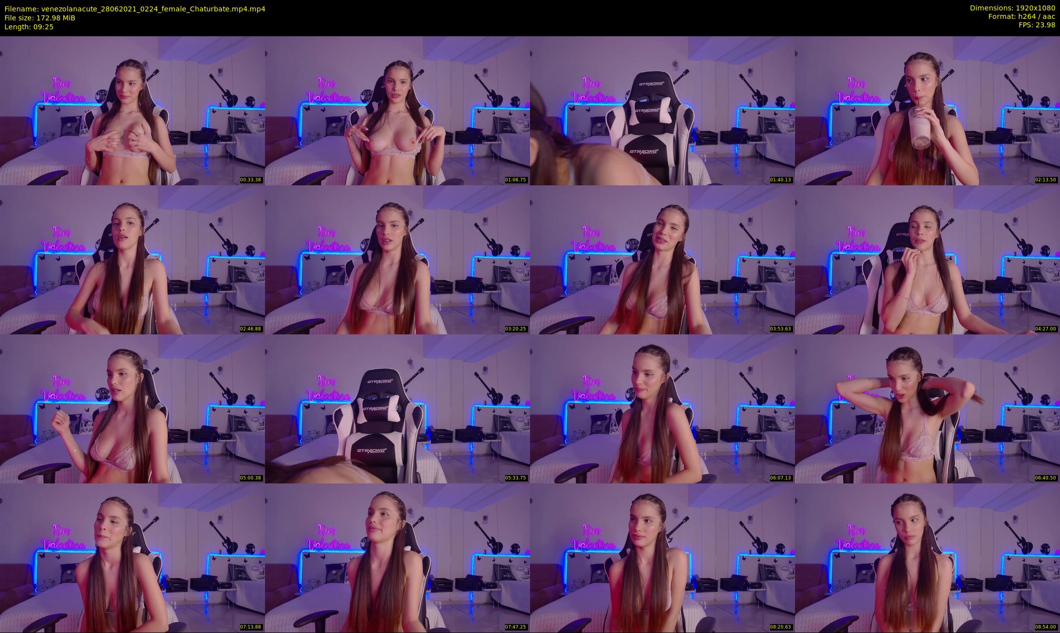 venezolanacute — 10 minute Chaturbate female cam show recording, 1080p, Jun 28, 2021
