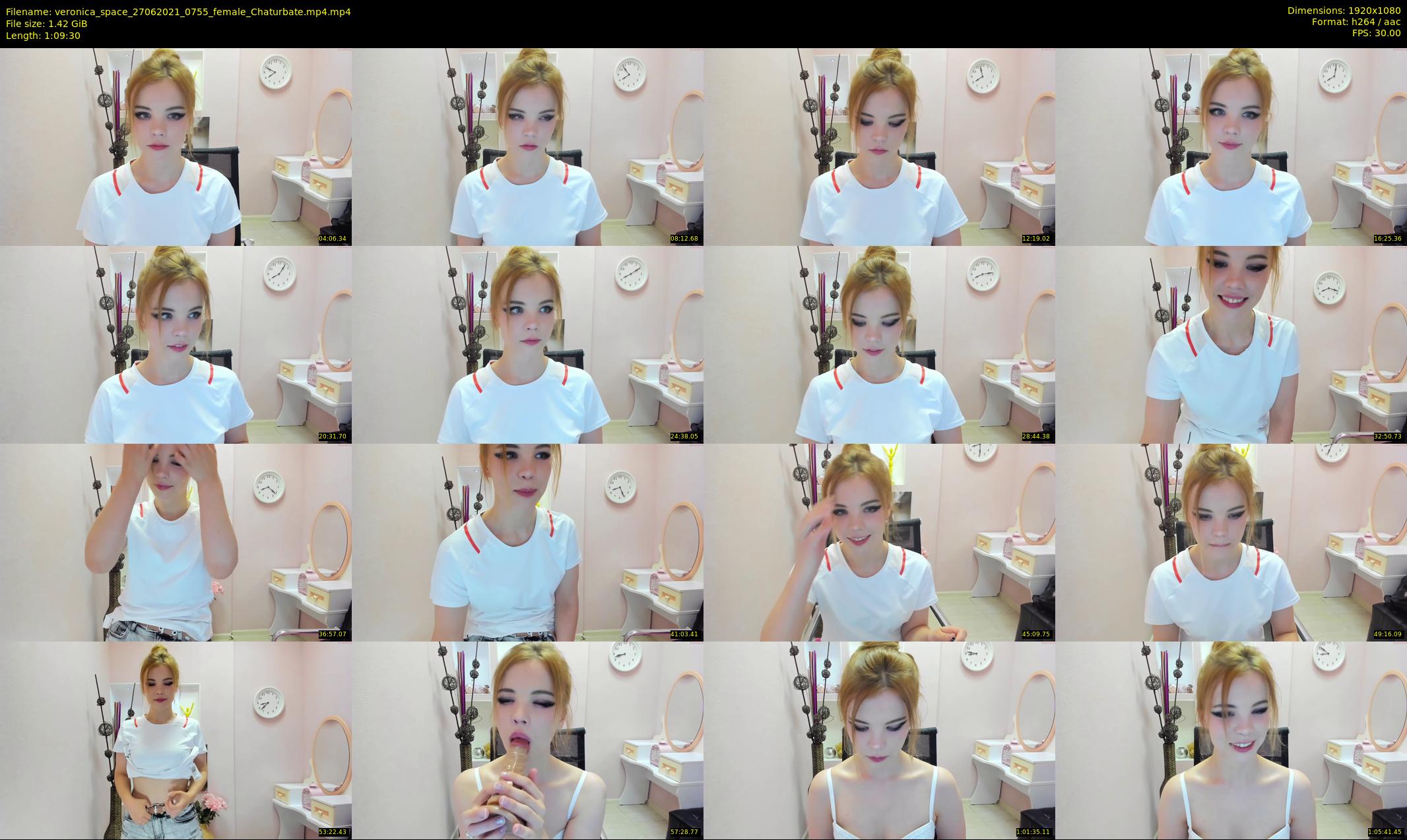 veronica_space — 70 minute Chaturbate female cam show recording, 1080p, Jun 27, 2021