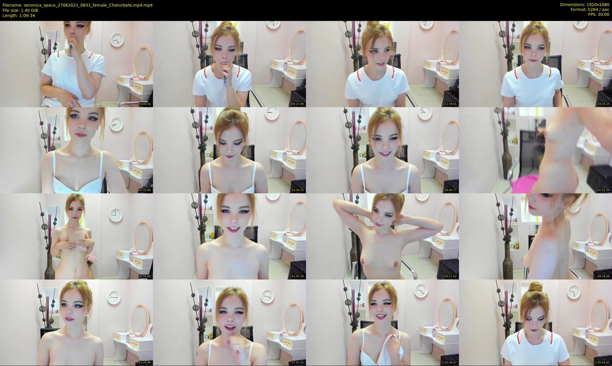 veronica_space — 70 minute Chaturbate female cam show recording, 1080p, Jun 27, 2021
