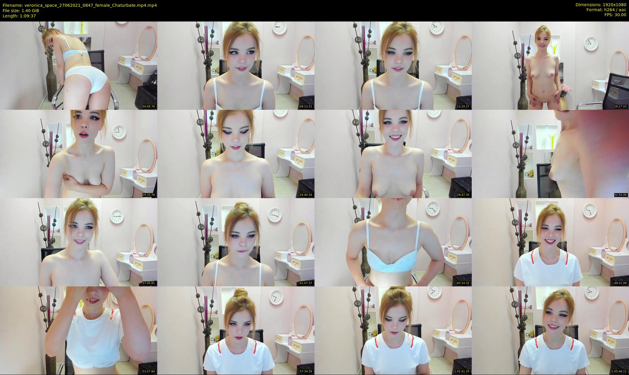 veronica_space — 70 minute Chaturbate female cam show recording, 1080p, Jun 27, 2021