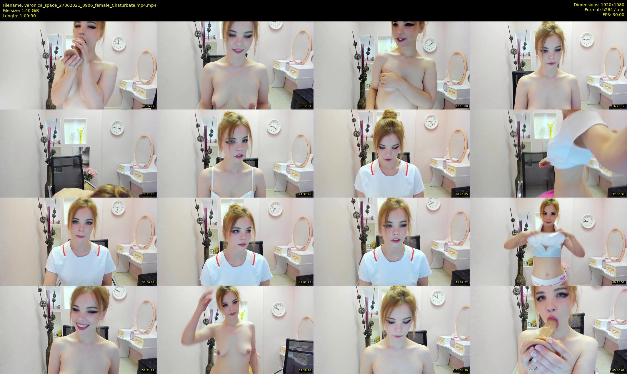 veronica_space — 70 minute Chaturbate female cam show recording, 1080p, Jun 27, 2021