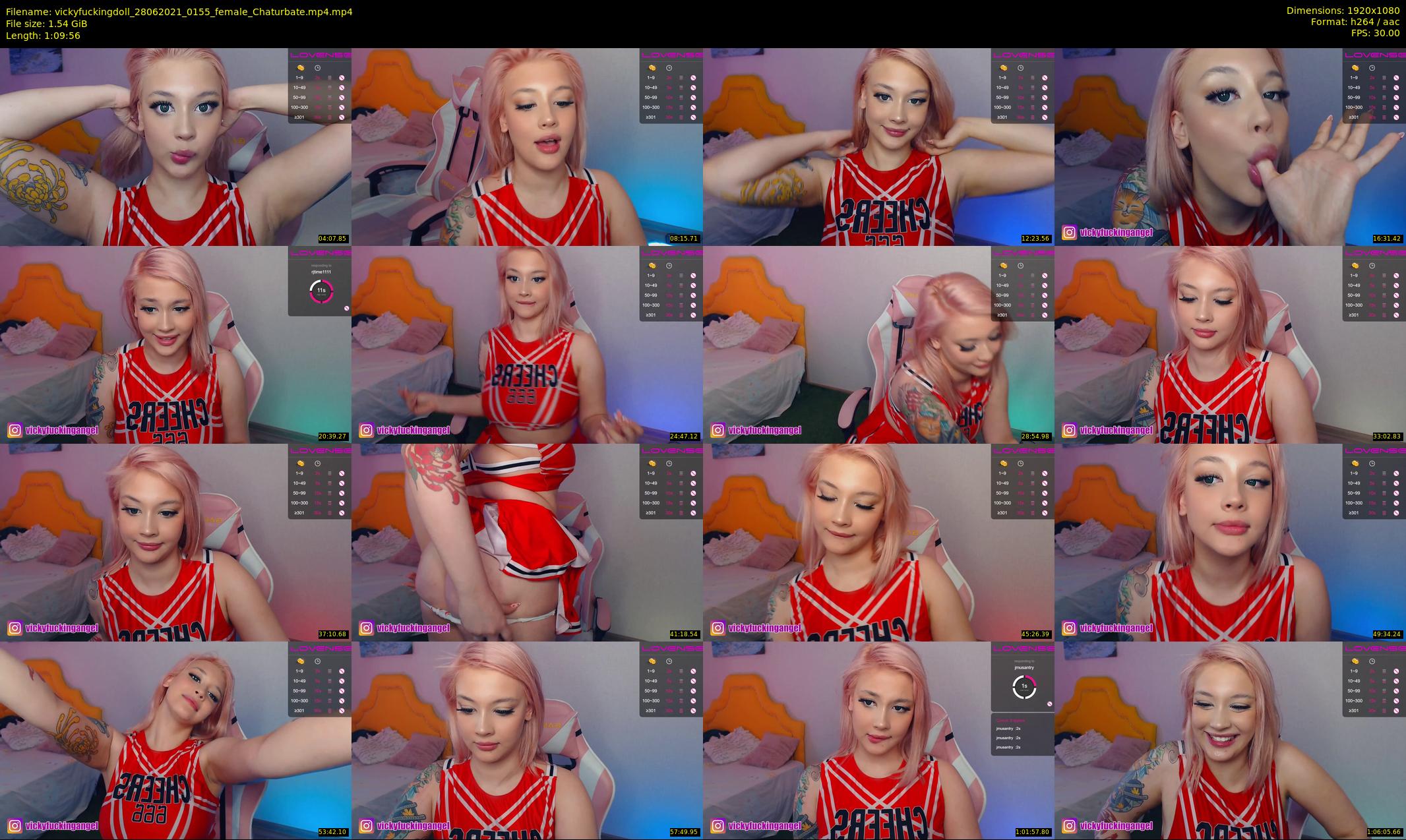 vickyfuckingdoll — 70 minute Chaturbate female cam show recording, 1080p, Jun 28, 2021