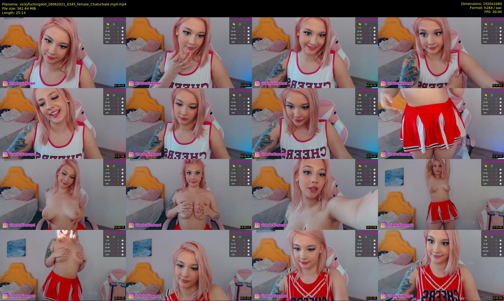 vickyfuckingdoll — 26 minute Chaturbate female cam show recording, 1080p, Jun 28, 2021