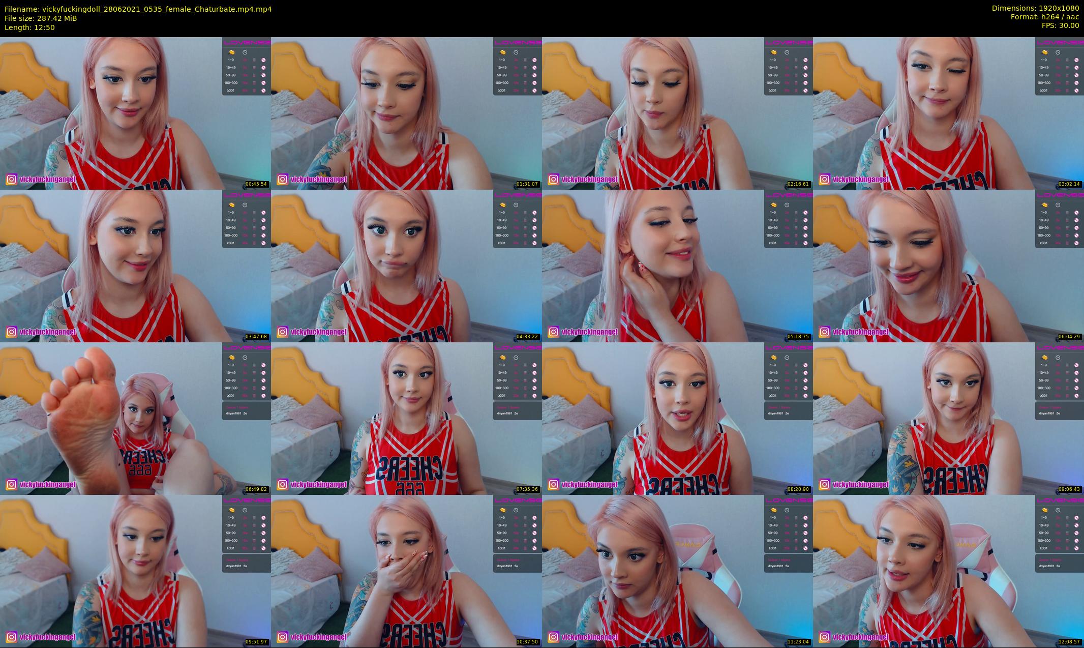vickyfuckingdoll — 13 minute Chaturbate female cam show recording, 1080p, Jun 28, 2021