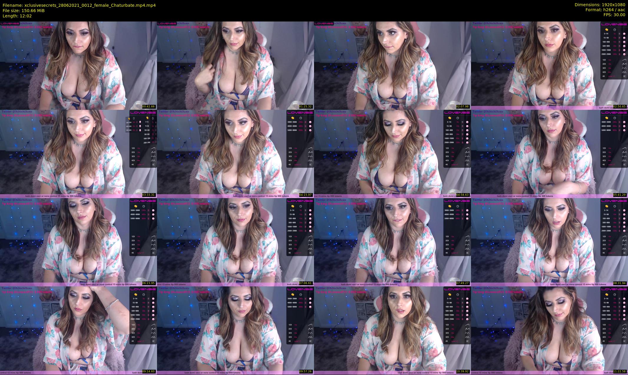 xclusivesecrets — 13 minute Chaturbate female cam show recording, 1080p, Jun 28, 2021