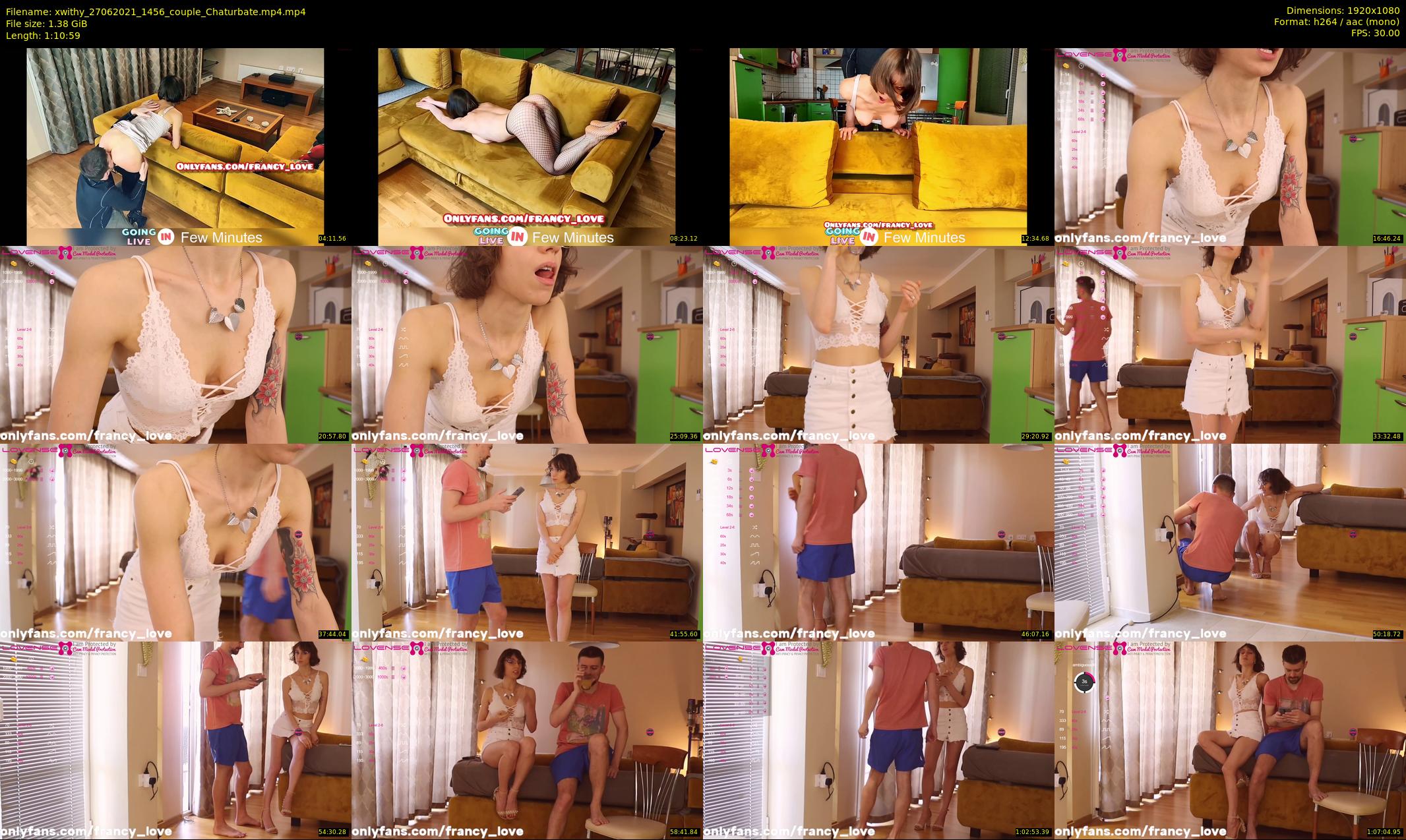 xwithy — 71 minute Chaturbate female cam show recording, 1080p, Jun 27, 2021