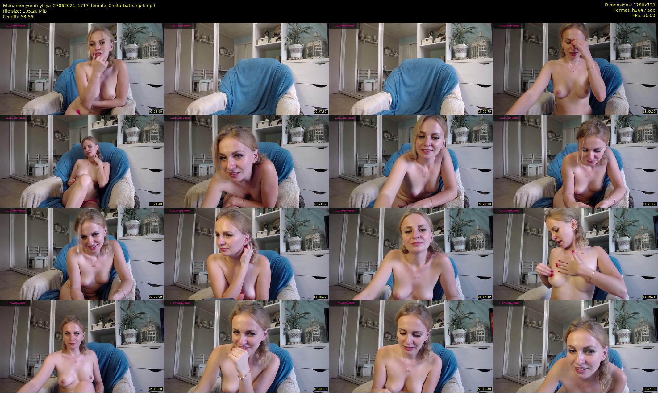 yummylilya — 59 minute Chaturbate female cam show recording, 720p, Jun 27, 2021