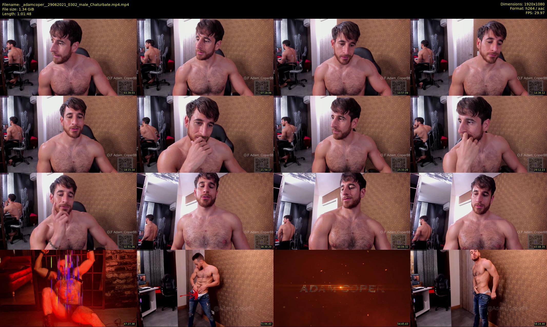 _adamcoper_ — 62 minute Chaturbate male cam show recording, 1080p, Jun 29, 2021