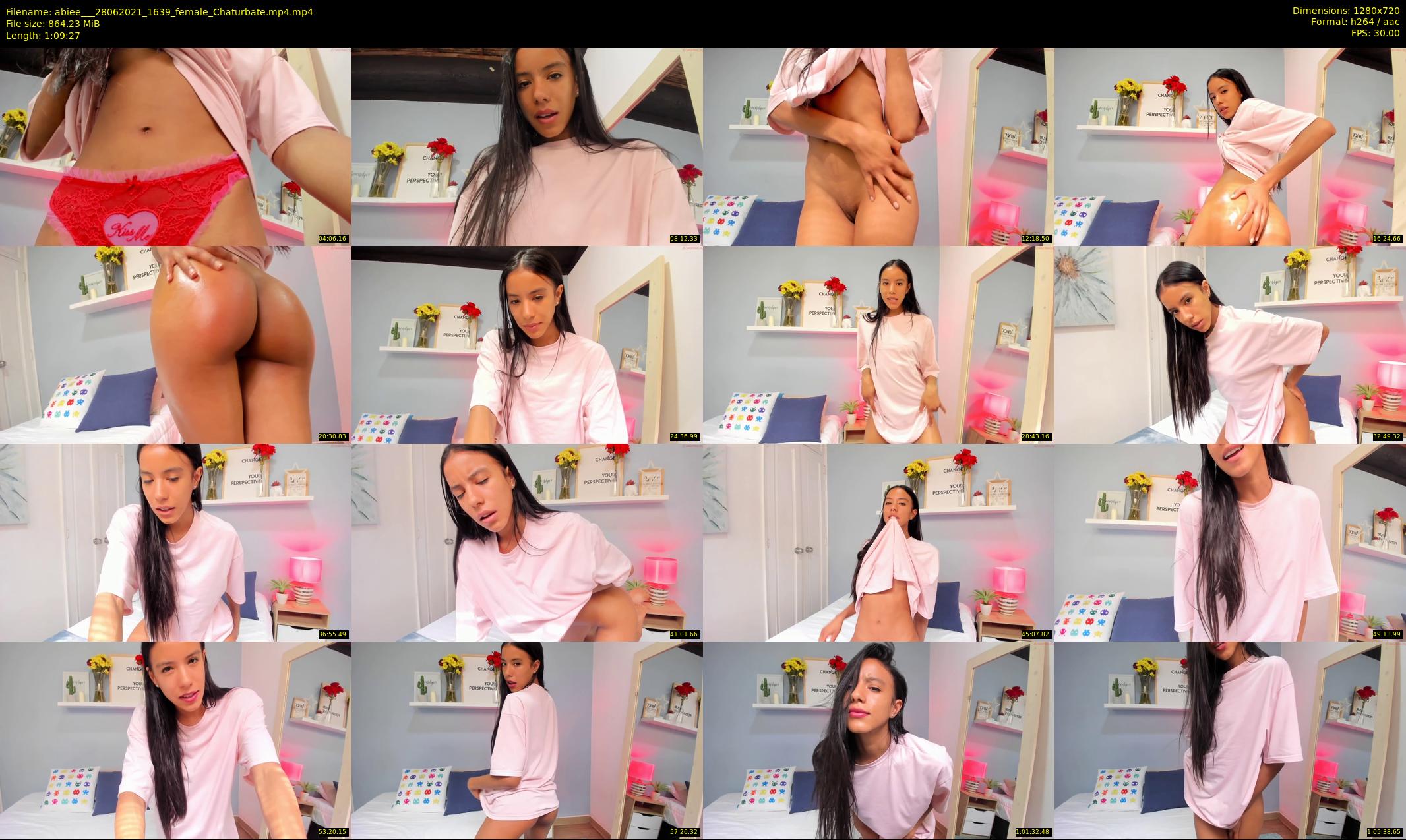 abiee__ — 70 minute Chaturbate female cam show recording, 720p, Jun 28, 2021