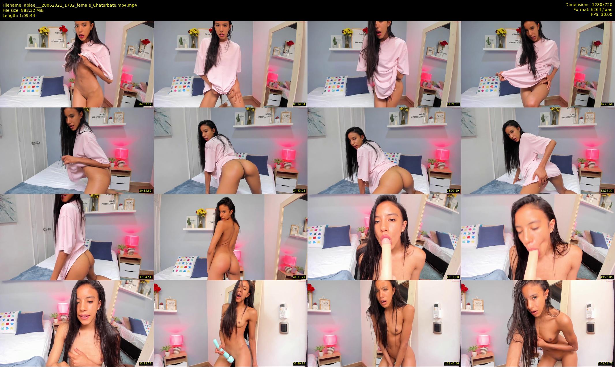 abiee__ — 70 minute Chaturbate female cam show recording, 720p, Jun 28, 2021