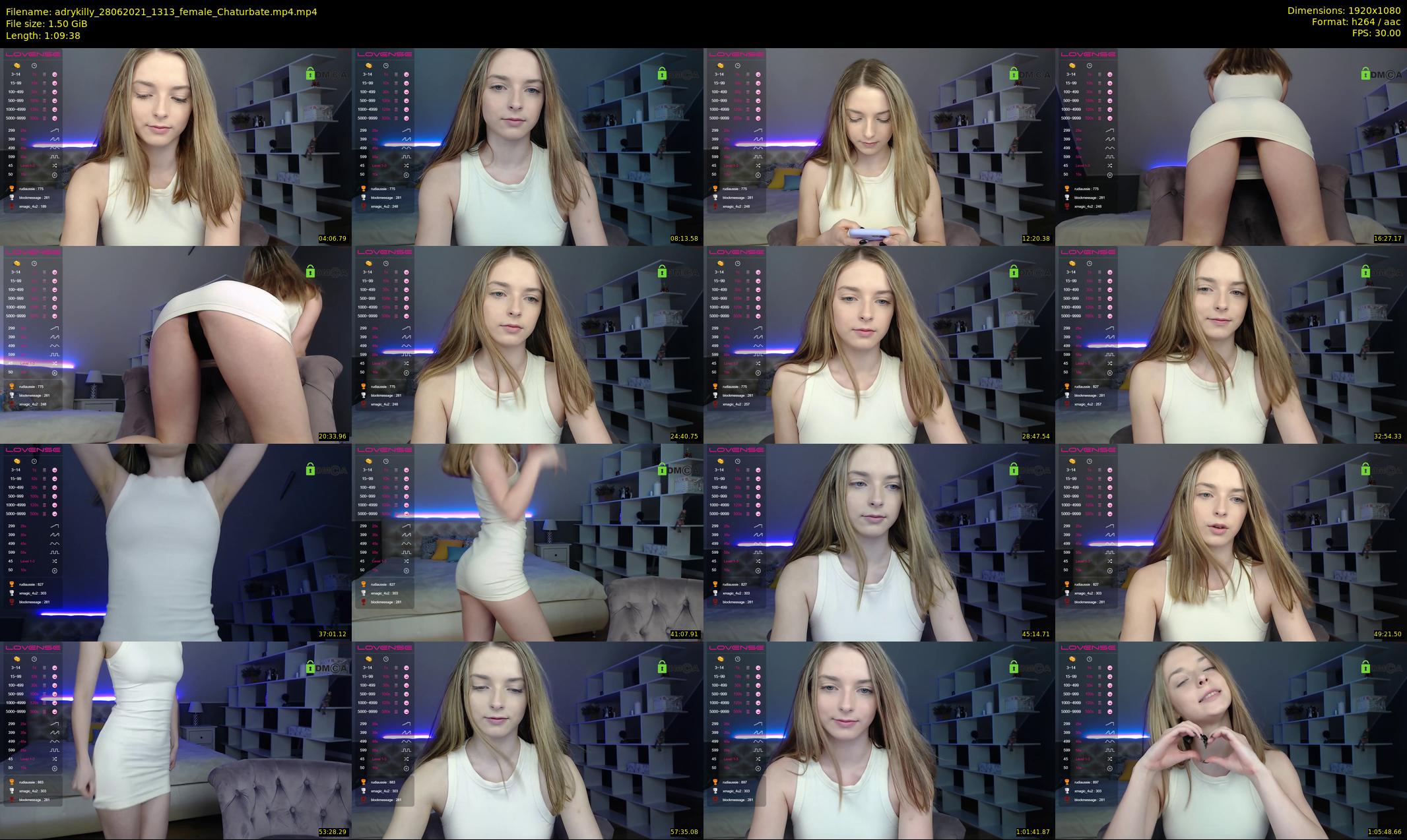 adrykilly — 70 minute Chaturbate female cam show recording, 1080p, Jun 28, 2021