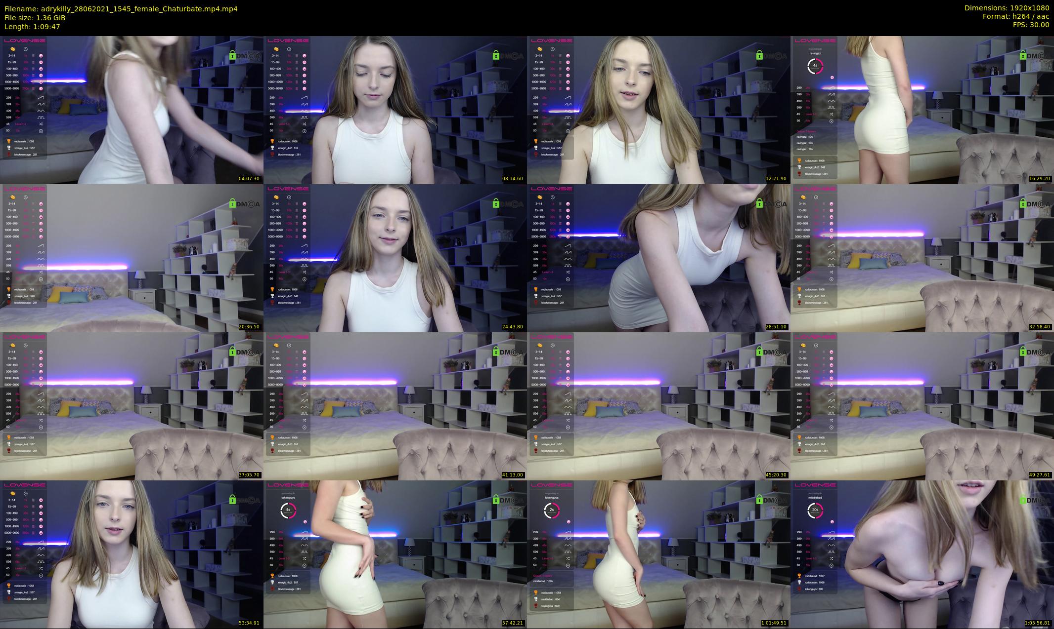 adrykilly — 70 minute Chaturbate female cam show recording, 1080p, Jun 28, 2021