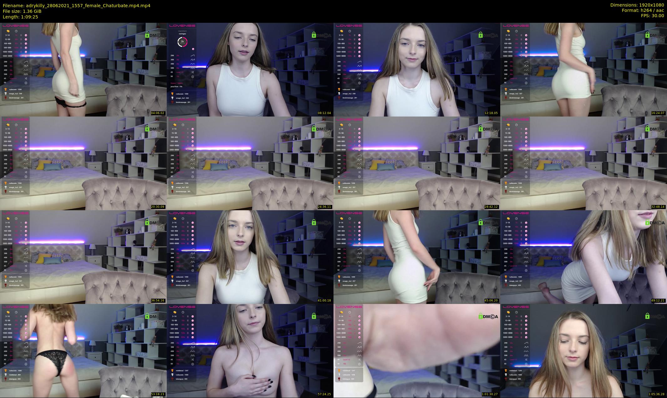 adrykilly — 70 minute Chaturbate female cam show recording, 1080p, Jun 28, 2021