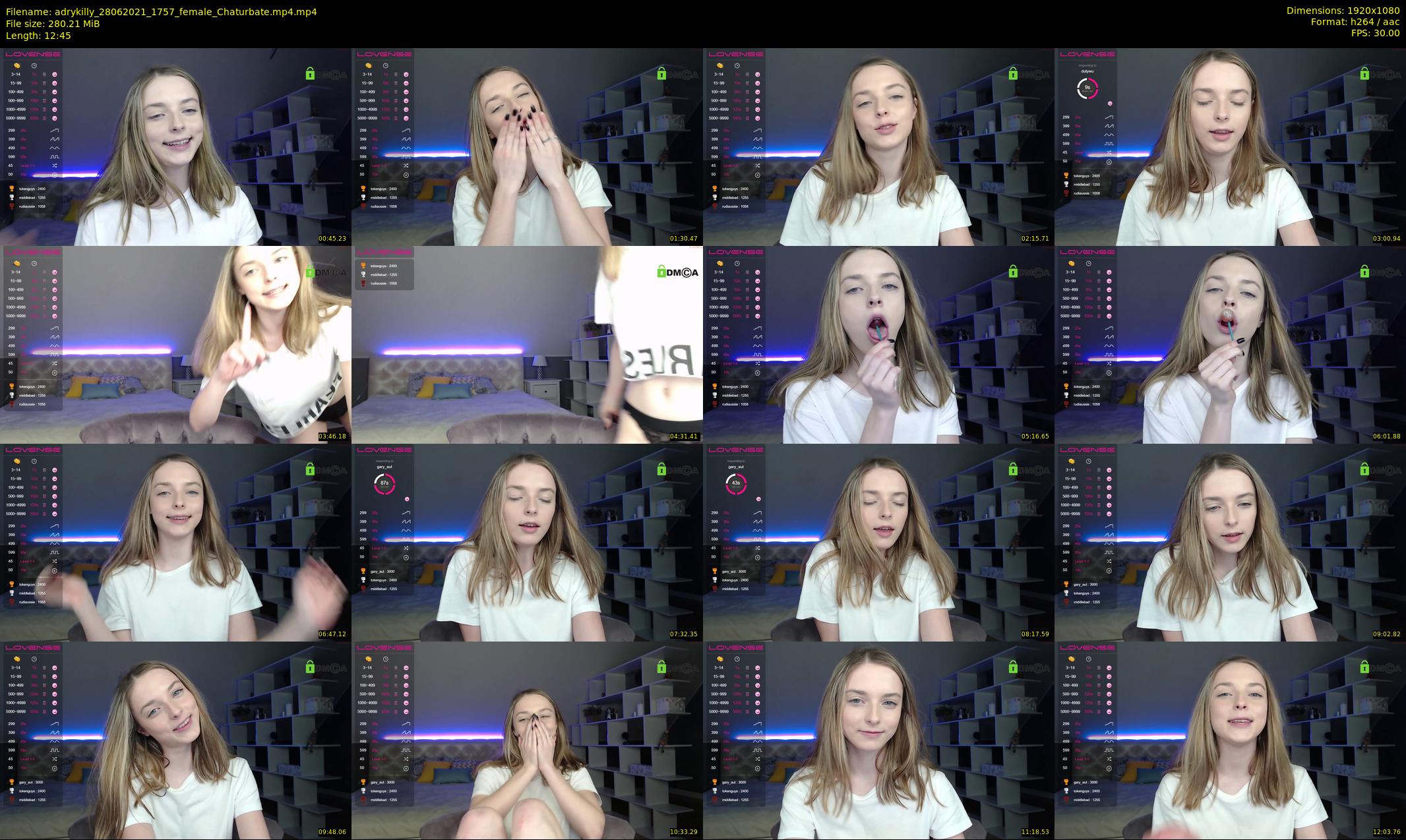 adrykilly — 13 minute Chaturbate female cam show recording, 1080p, Jun 28, 2021