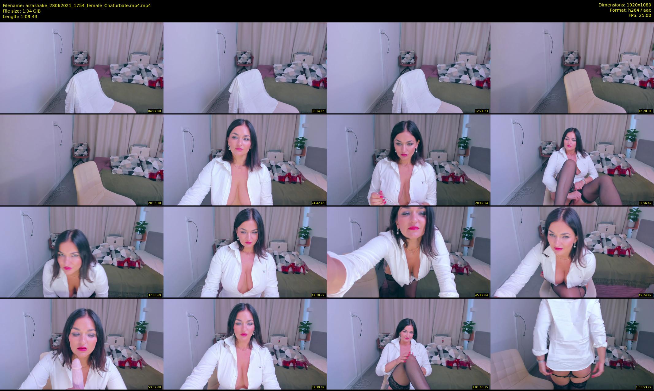aizashake — 70 minute Chaturbate female cam show recording, 1080p, Jun 28, 2021