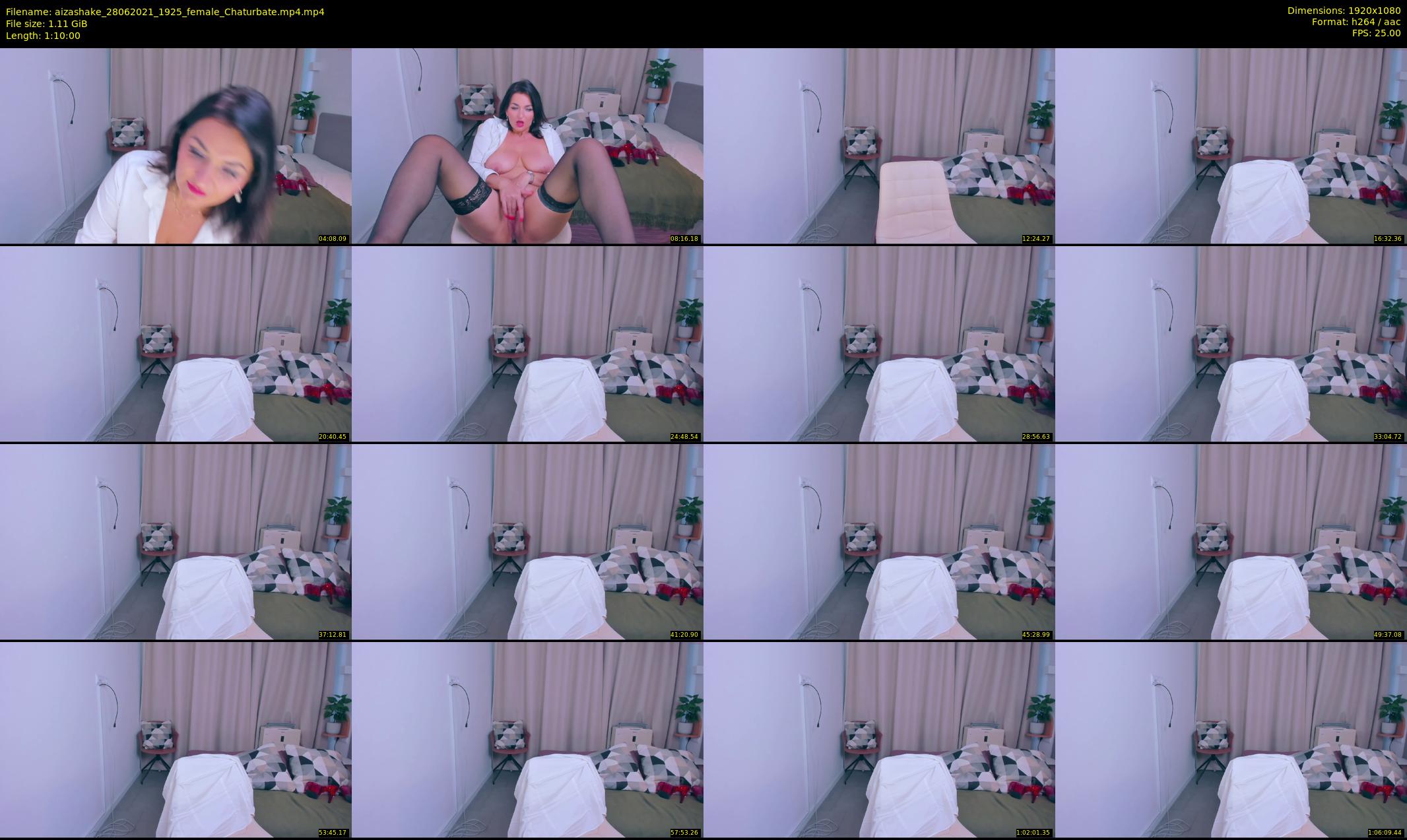 aizashake — 70 minute Chaturbate female cam show recording, 1080p, Jun 28, 2021
