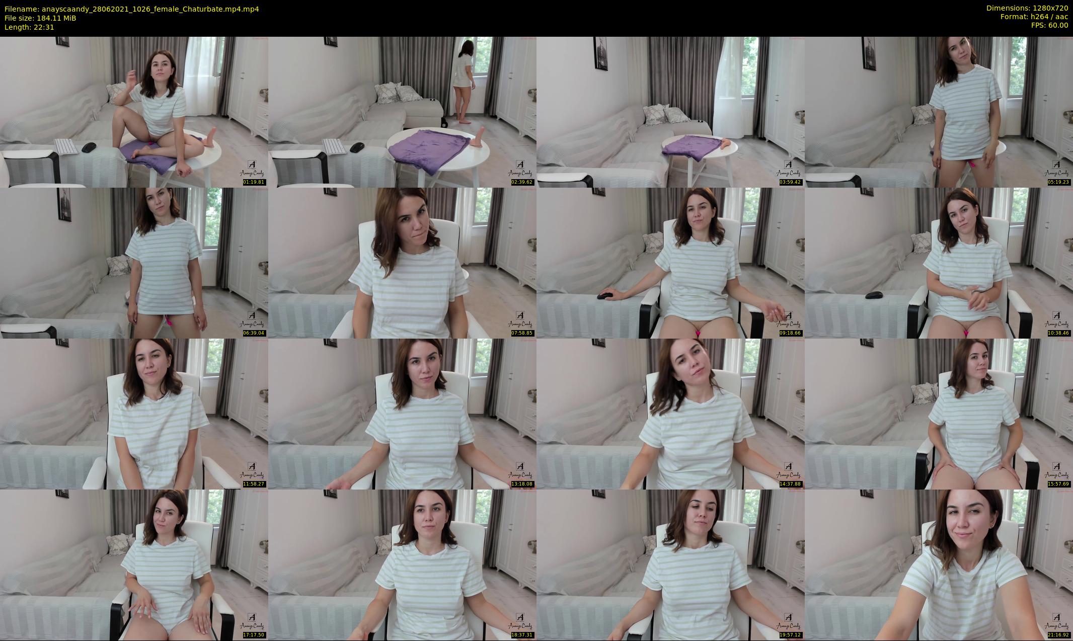 anayscaandy — 23 minute Chaturbate female cam show recording, 720p, Jun 28, 2021
