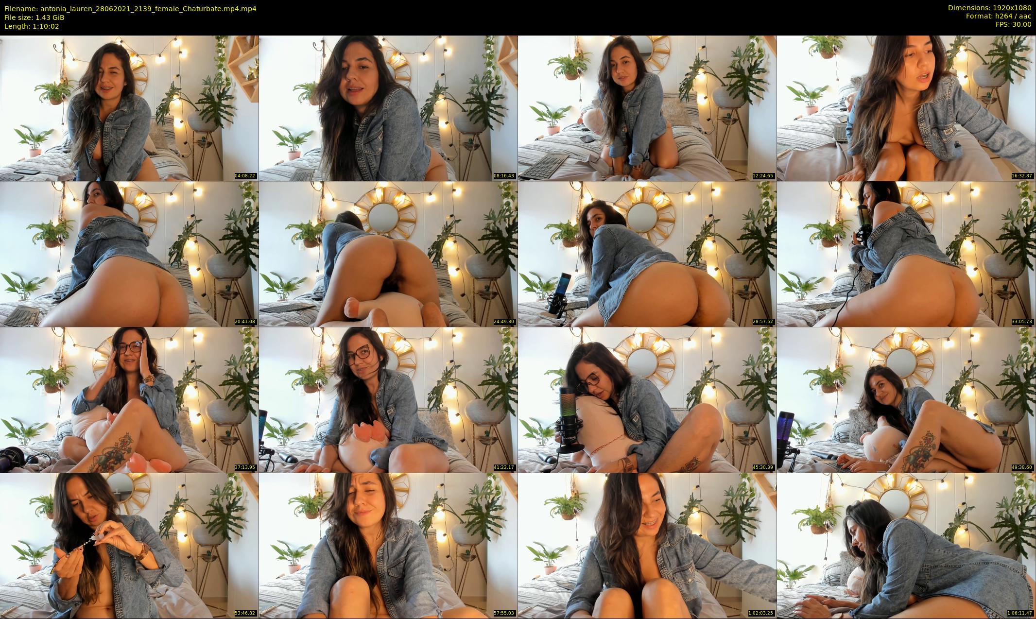 antonia_lauren — 71 minute Chaturbate female cam show recording, 1080p, Jun 28, 2021