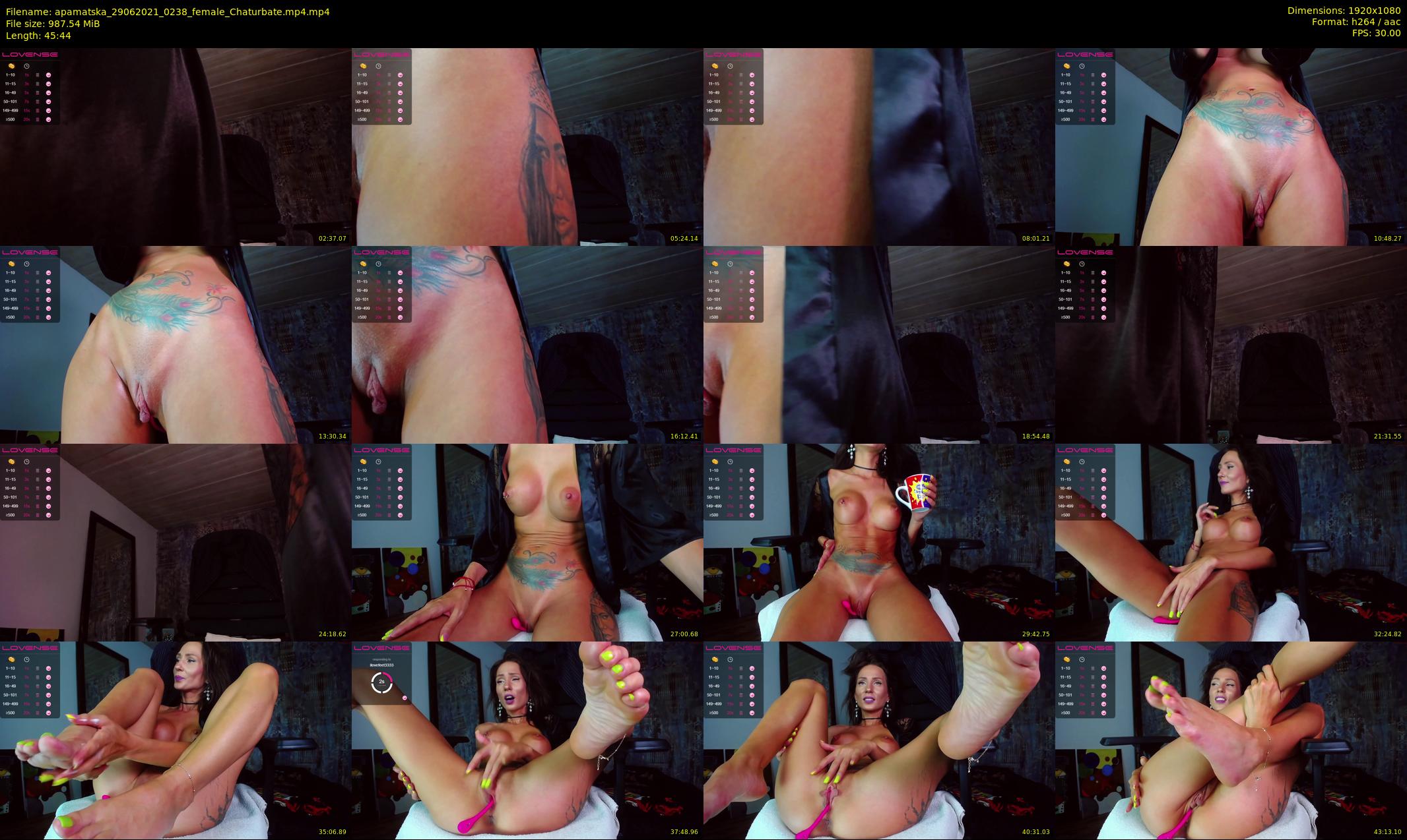 apamatska — 46 minute Chaturbate female cam show recording, 1080p, Jun 29, 2021