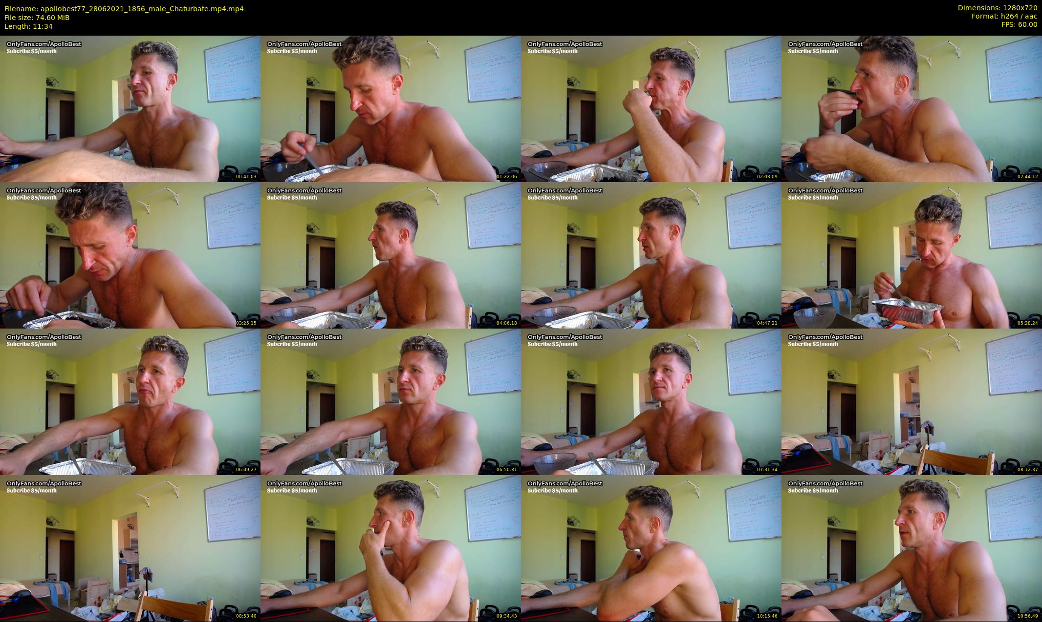 apollobest77 — 12 minute Chaturbate male cam show recording, 720p, Jun 28, 2021