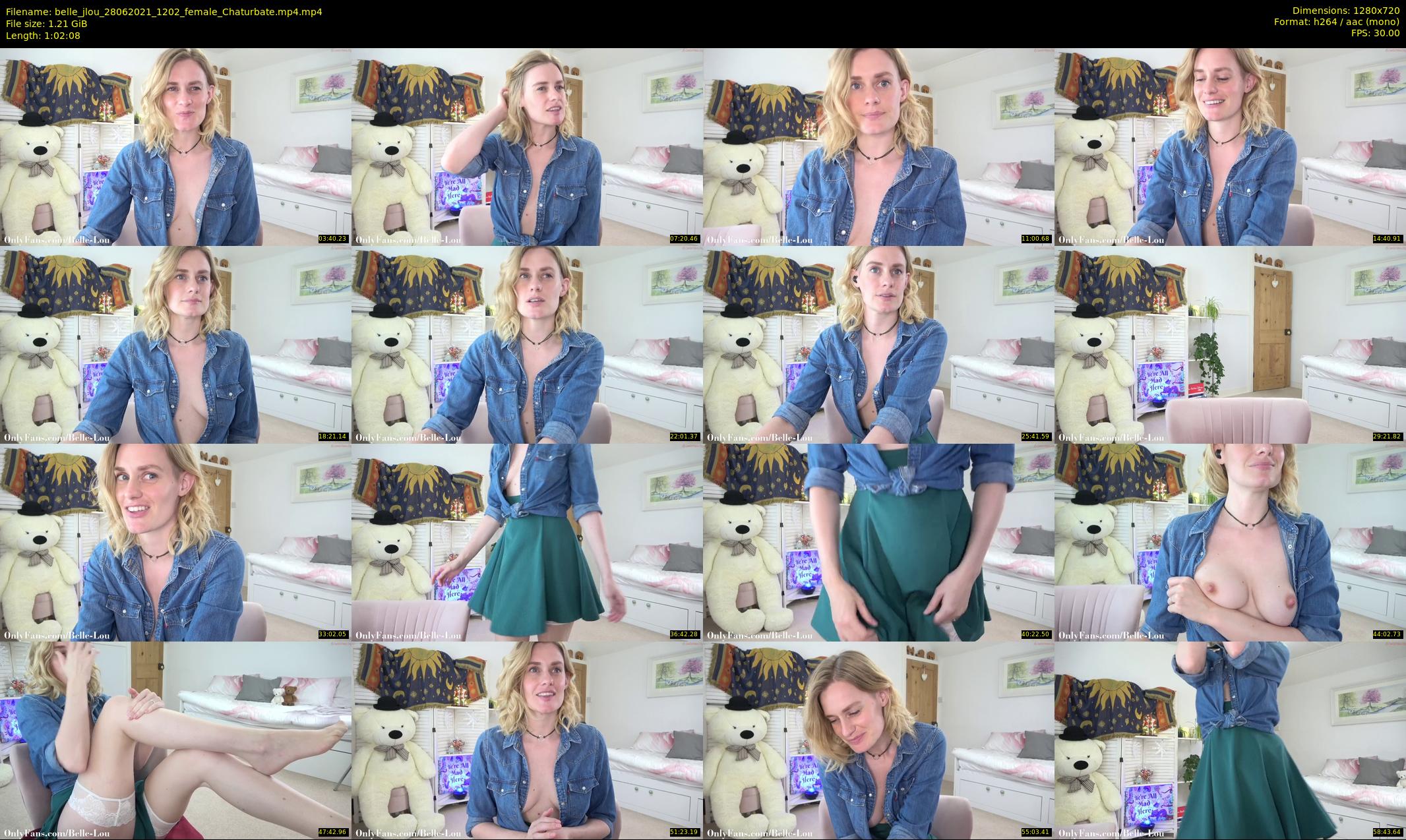 belle_jlou — 63 minute Chaturbate female cam show recording, 720p, Jun 28, 2021