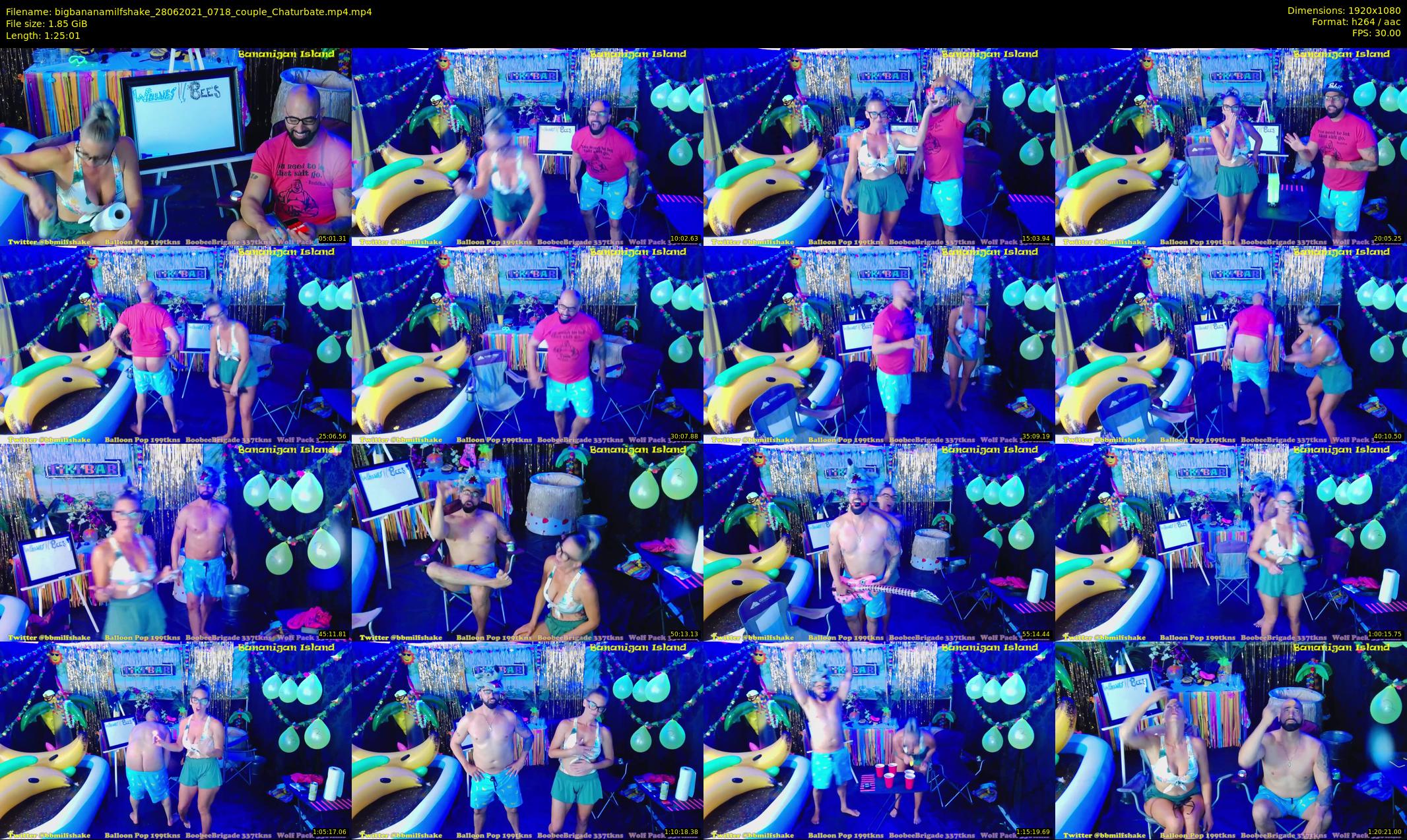bigbananamilfshake — 86 minute Chaturbate couple cam show recording, 1080p, Jun 28, 2021