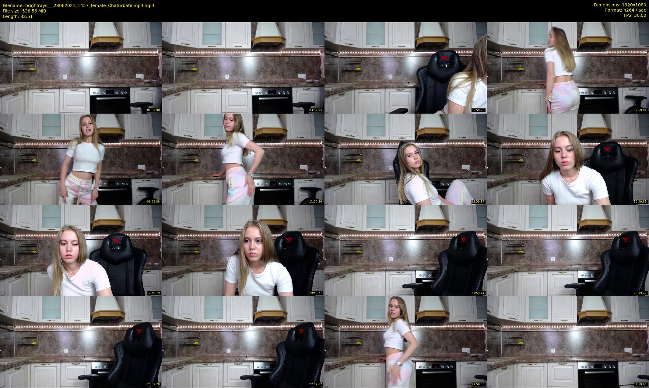 brightrays__ — 34 minute Chaturbate female cam show recording, 1080p, Jun 28, 2021
