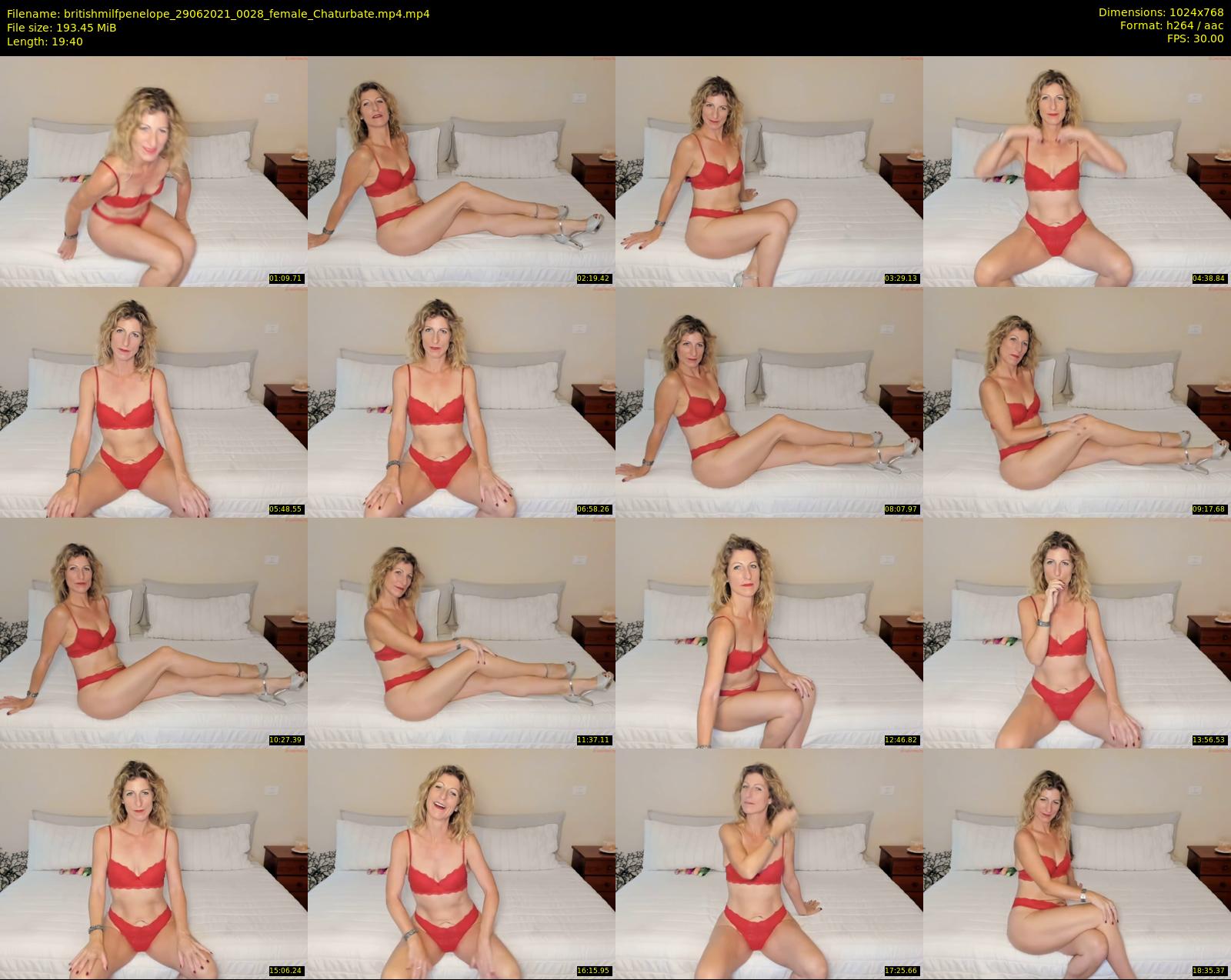 britishmilfpenelope — 20 minute Chaturbate female cam show recording, 720p, Jun 29, 2021