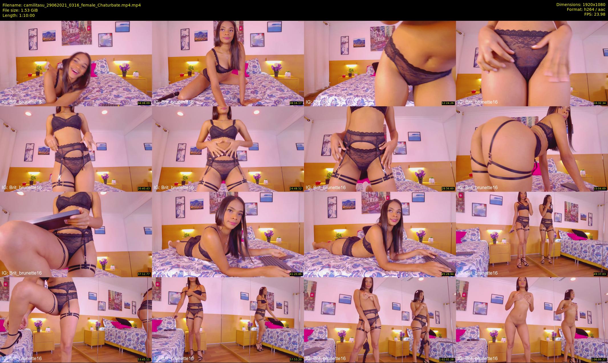 camilitasu — 70 minute Chaturbate female cam show recording, 1080p, Jun 29, 2021