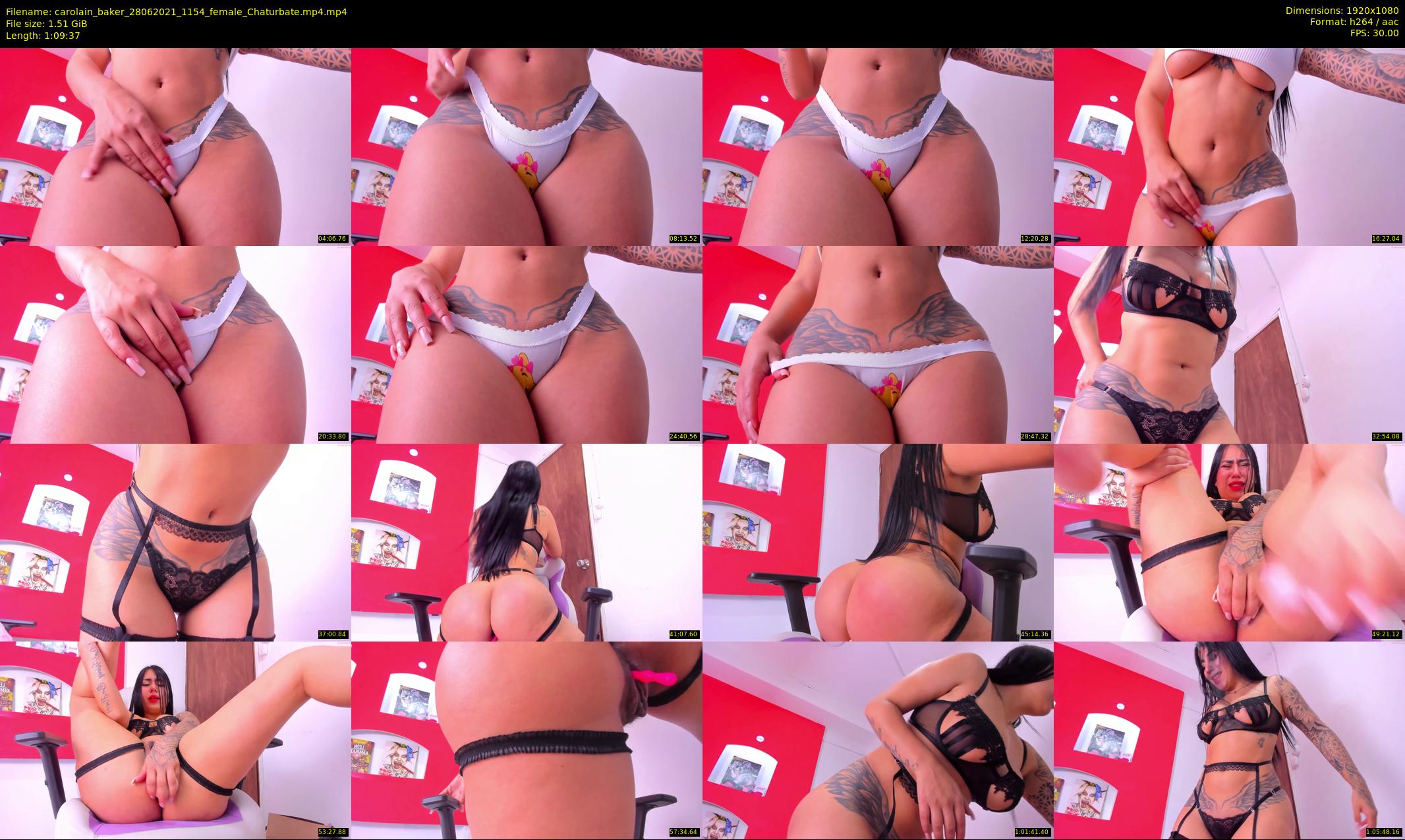 carolain_baker — 70 minute Chaturbate female cam show recording, 1080p, Jun 28, 2021