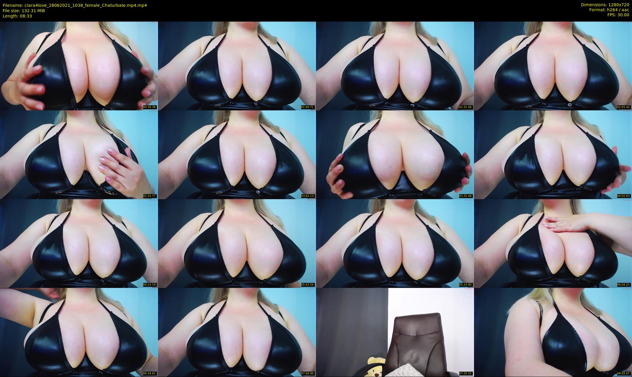 clara4love — 9 minute Chaturbate female cam show recording, 720p, Jun 28, 2021