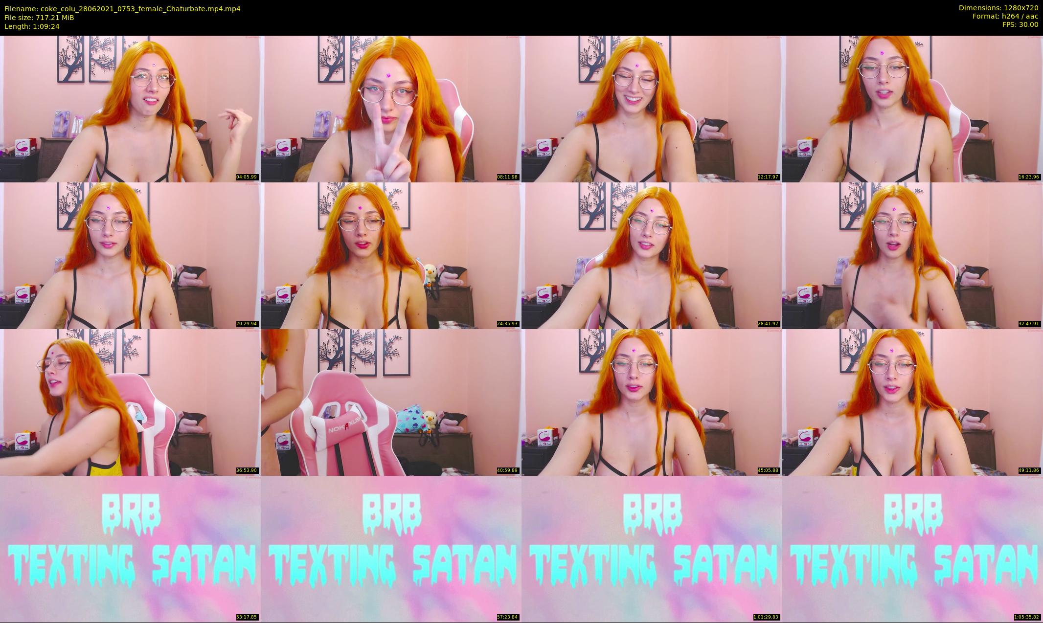 coke_colu — 70 minute Chaturbate female cam show recording, 720p, Jun 28, 2021