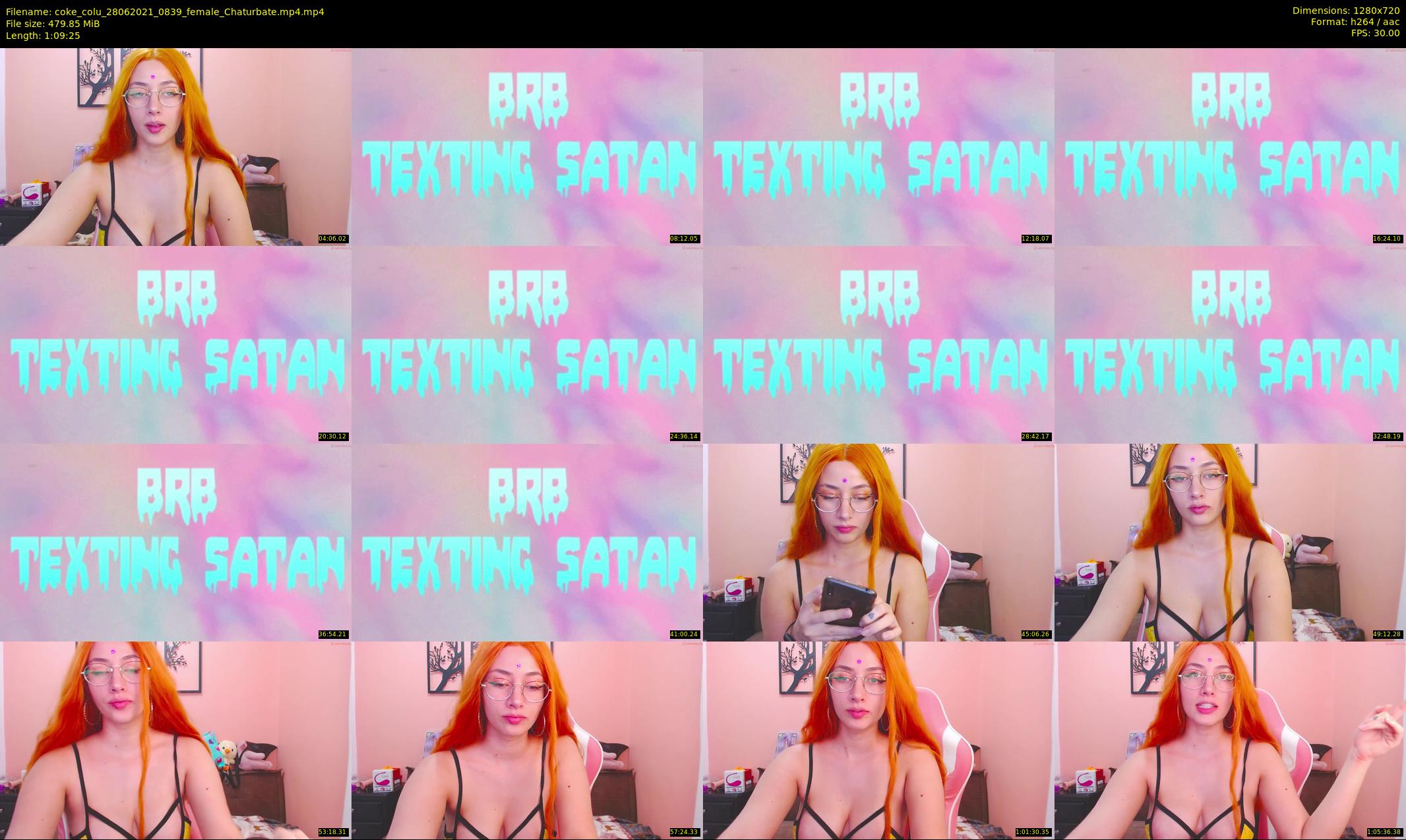 coke_colu — 70 minute Chaturbate female cam show recording, 720p, Jun 28, 2021
