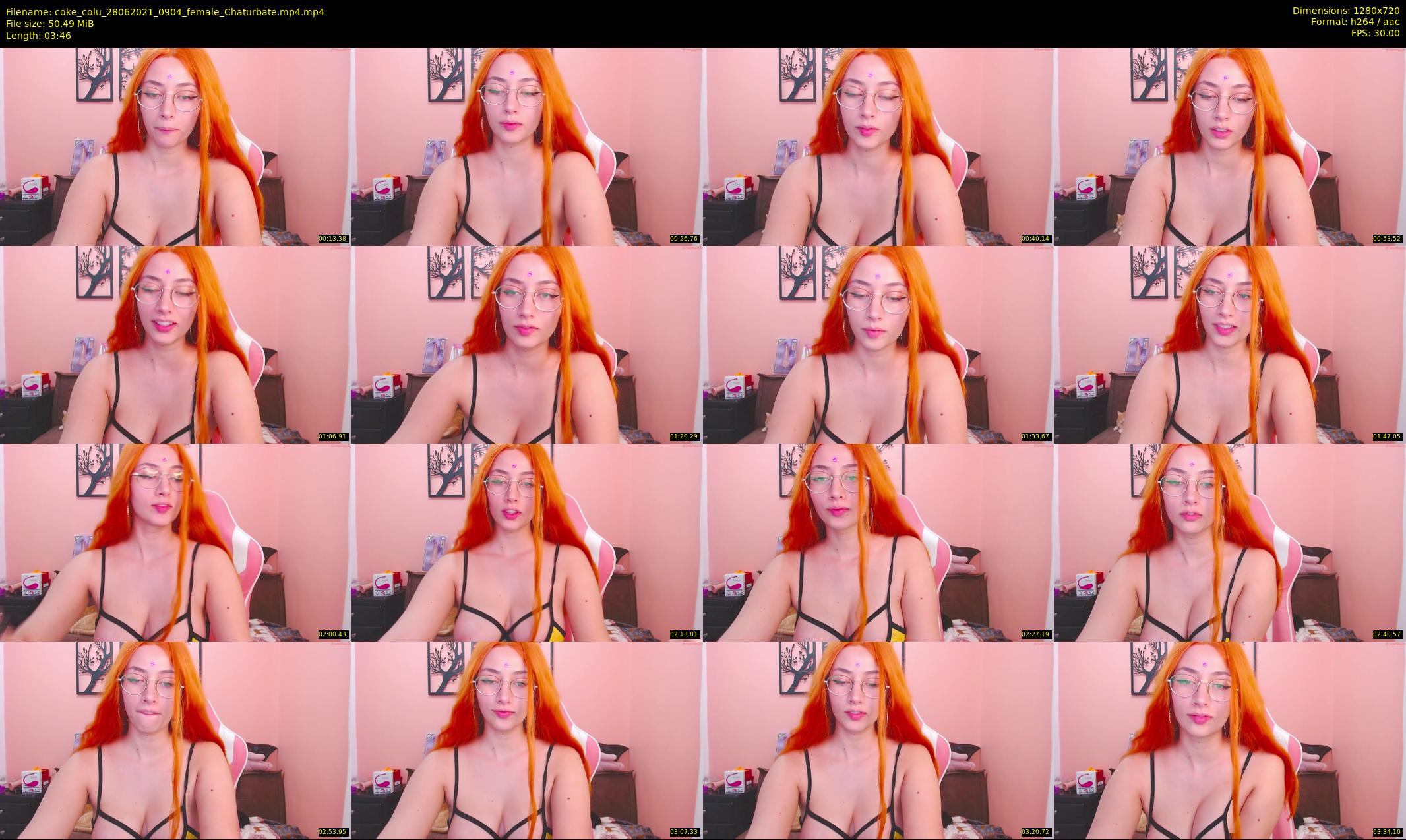 coke_colu — 4 minute Chaturbate female cam show recording, 720p, Jun 28, 2021