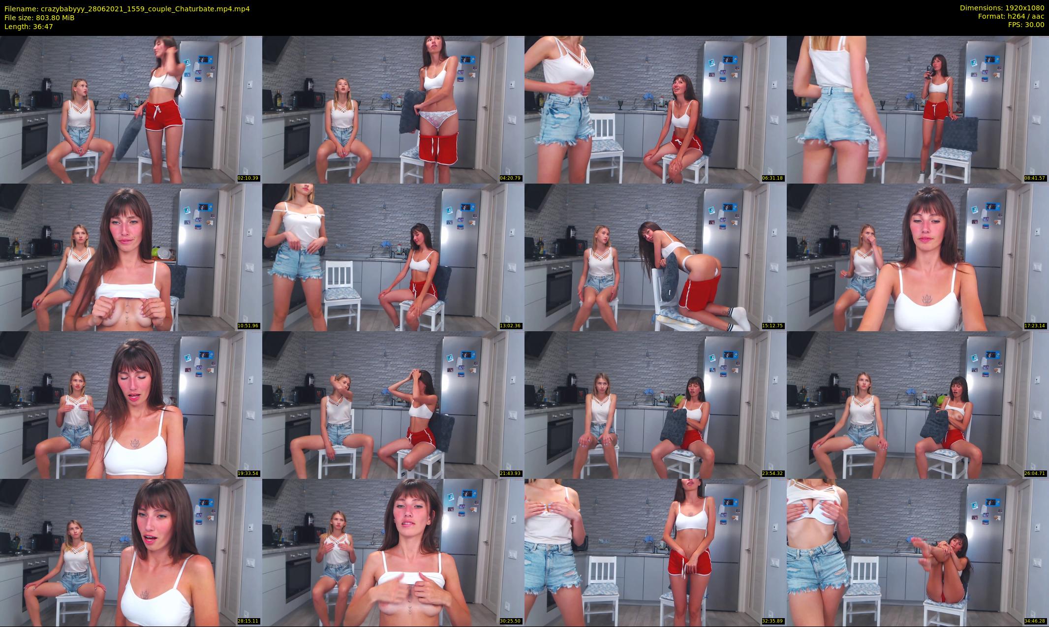 crazybabyyy — 37 minute Chaturbate couple cam show recording, 1080p, Jun 28, 2021
