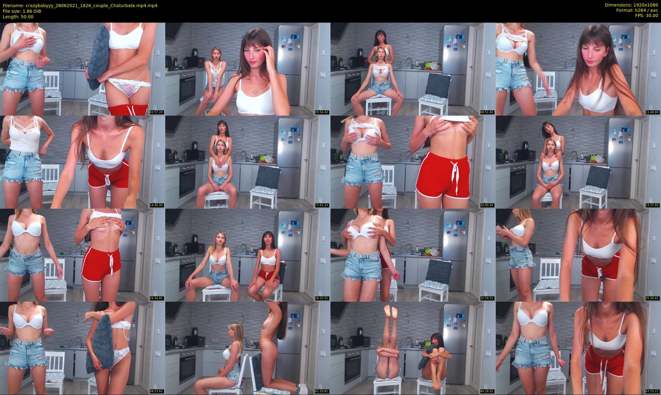crazybabyyy — 50 minute Chaturbate couple cam show recording, 1080p, Jun 28, 2021