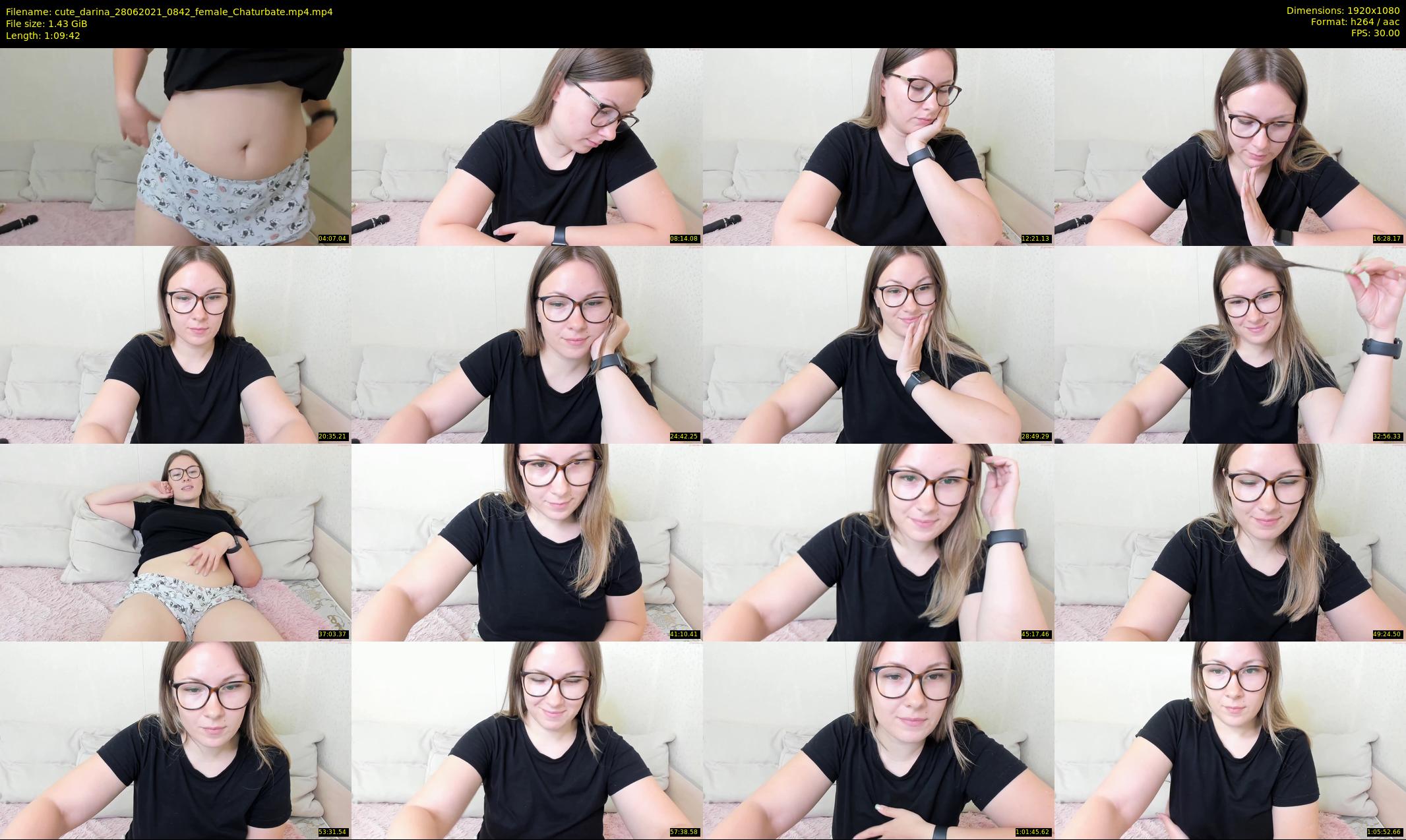 cute_darina — 70 minute Chaturbate female cam show recording, 1080p, Jun 28, 2021