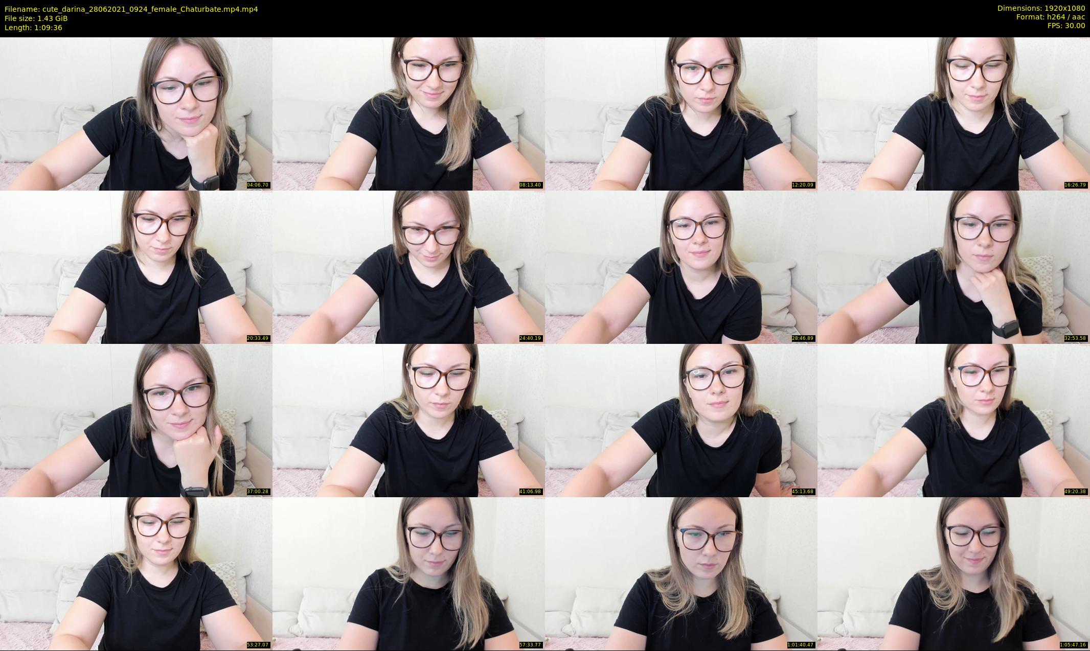 cute_darina — 70 minute Chaturbate female cam show recording, 1080p, Jun 28, 2021