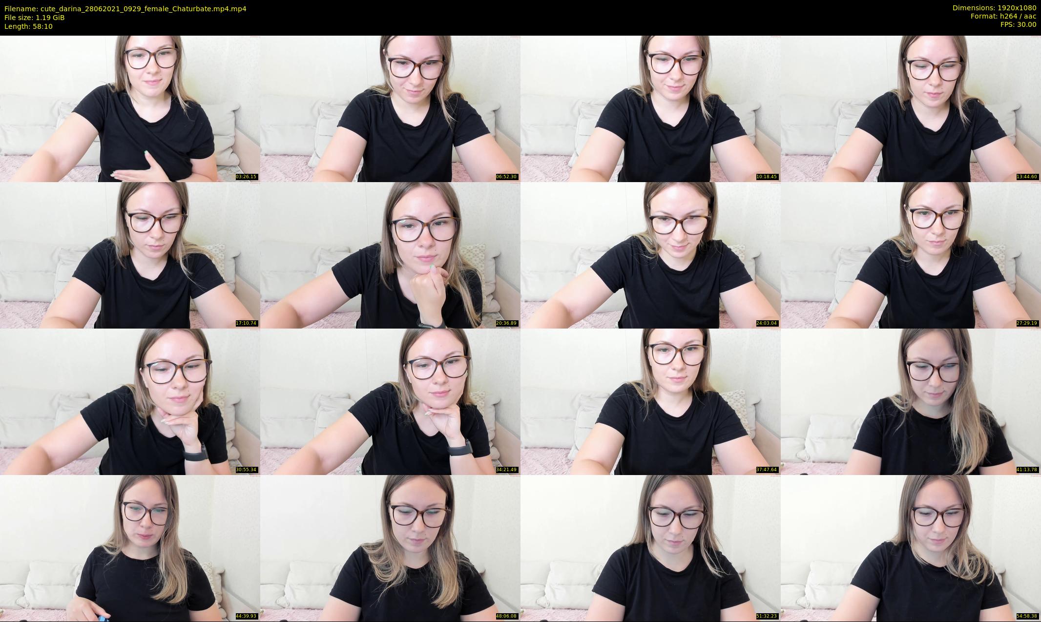 cute_darina — 59 minute Chaturbate female cam show recording, 1080p, Jun 28, 2021