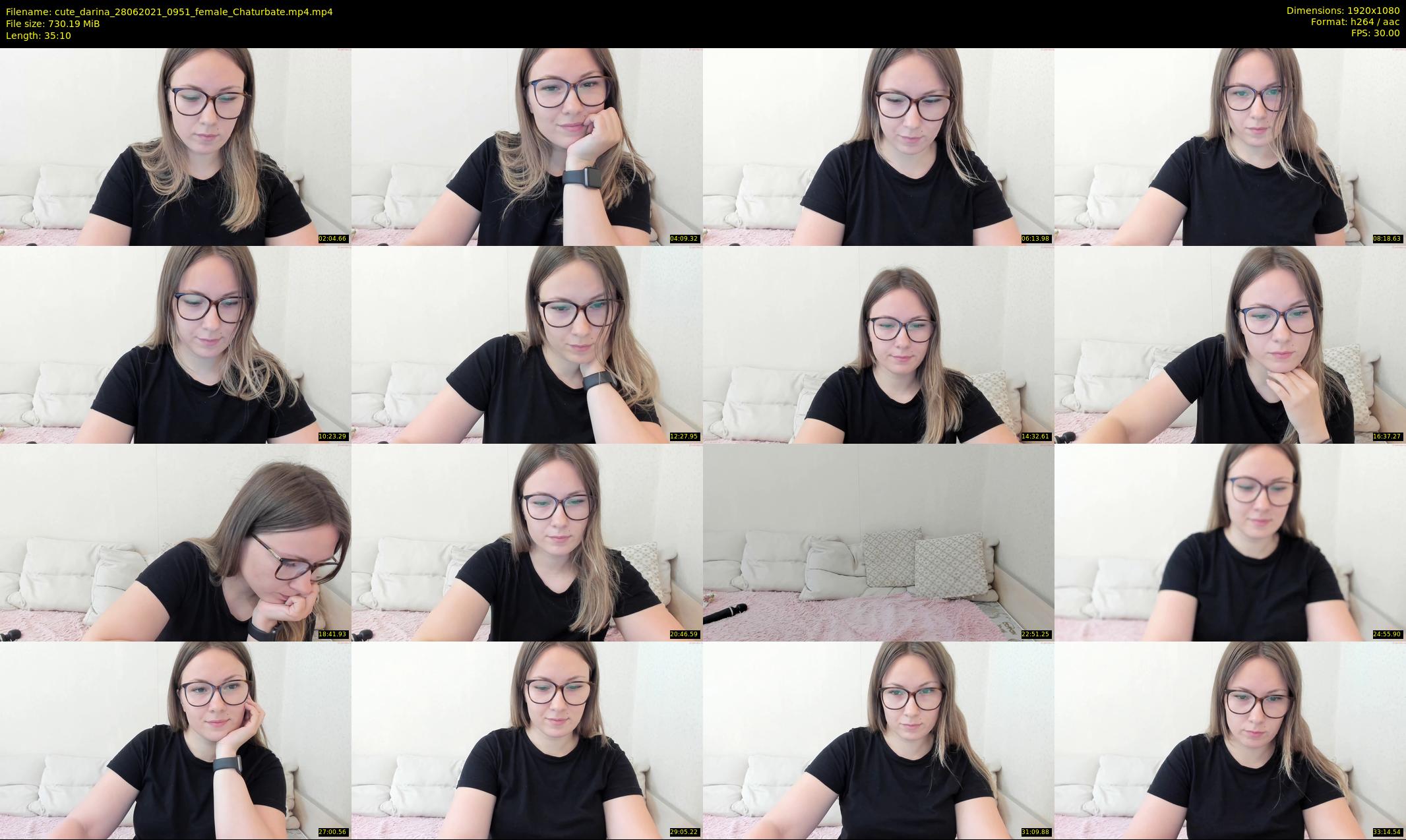 cute_darina — 36 minute Chaturbate female cam show recording, 1080p, Jun 28, 2021