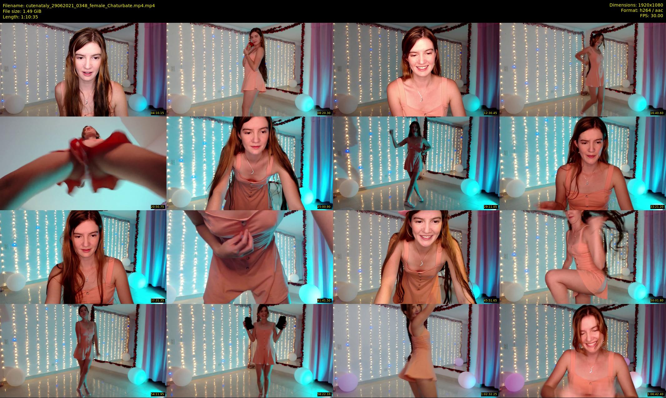 cutenataly — 71 minute Chaturbate female cam show recording, 1080p, Jun 29, 2021
