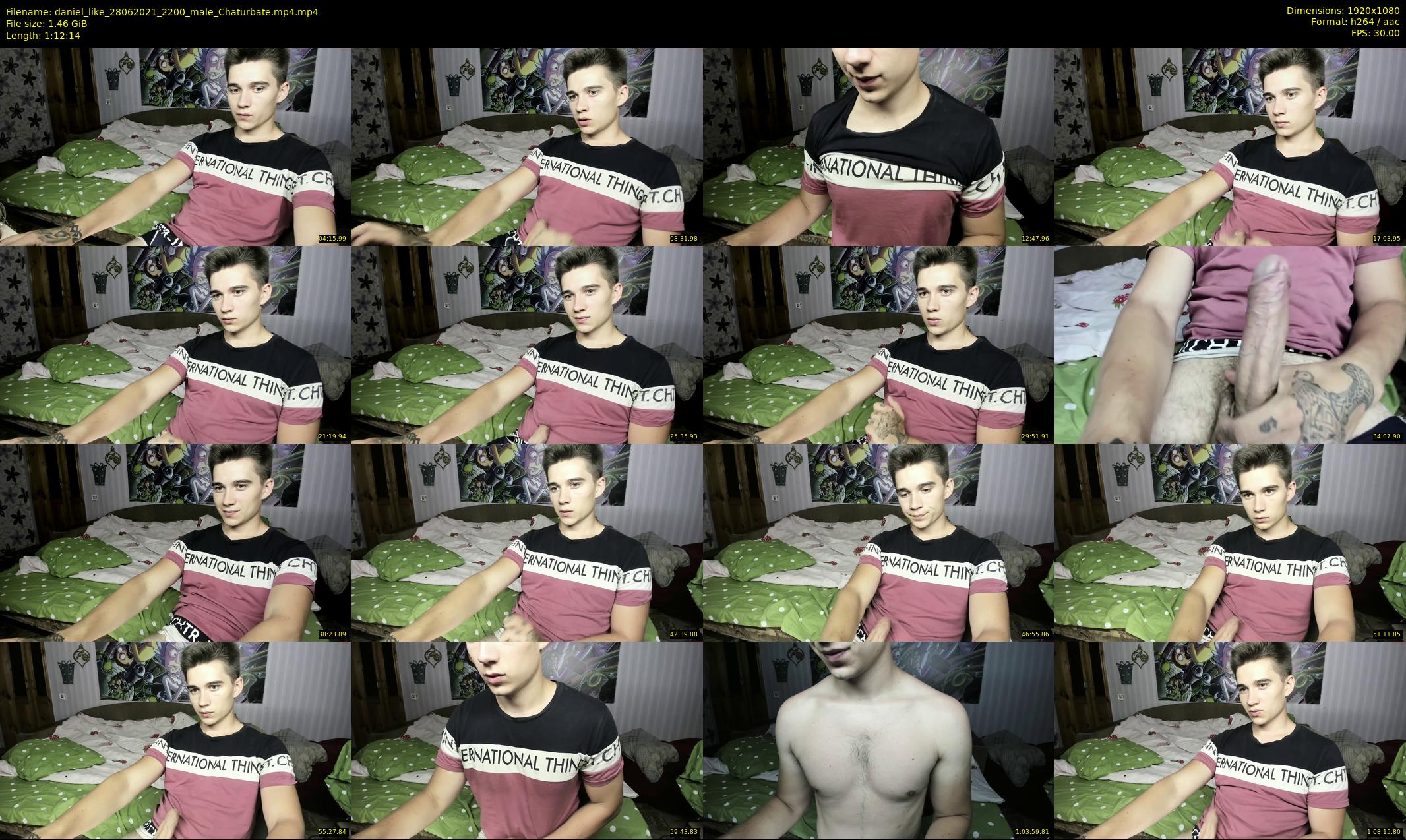 daniel_like — 73 minute Chaturbate male cam show recording, 1080p, Jun 28, 2021