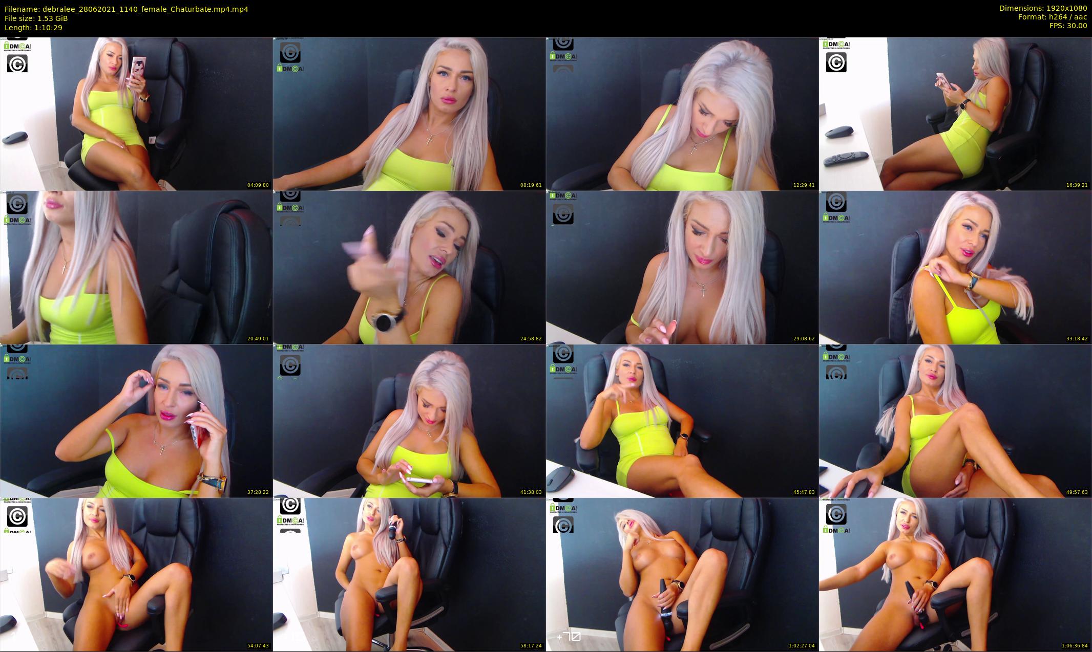 debralee — 71 minute Chaturbate female cam show recording, 1080p, Jun 28, 2021