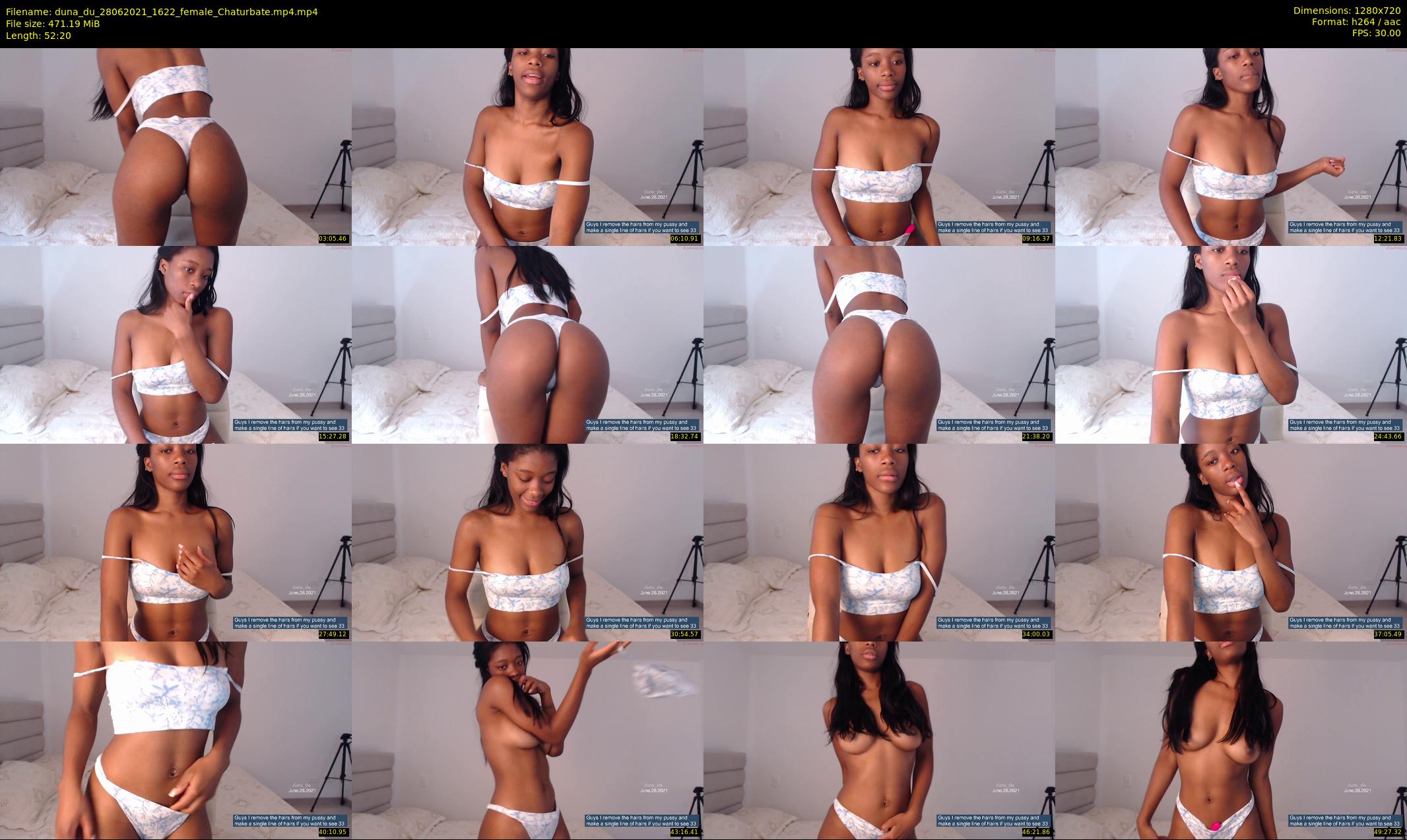 duna_du — 53 minute Chaturbate female cam show recording, 720p, Jun 28, 2021
