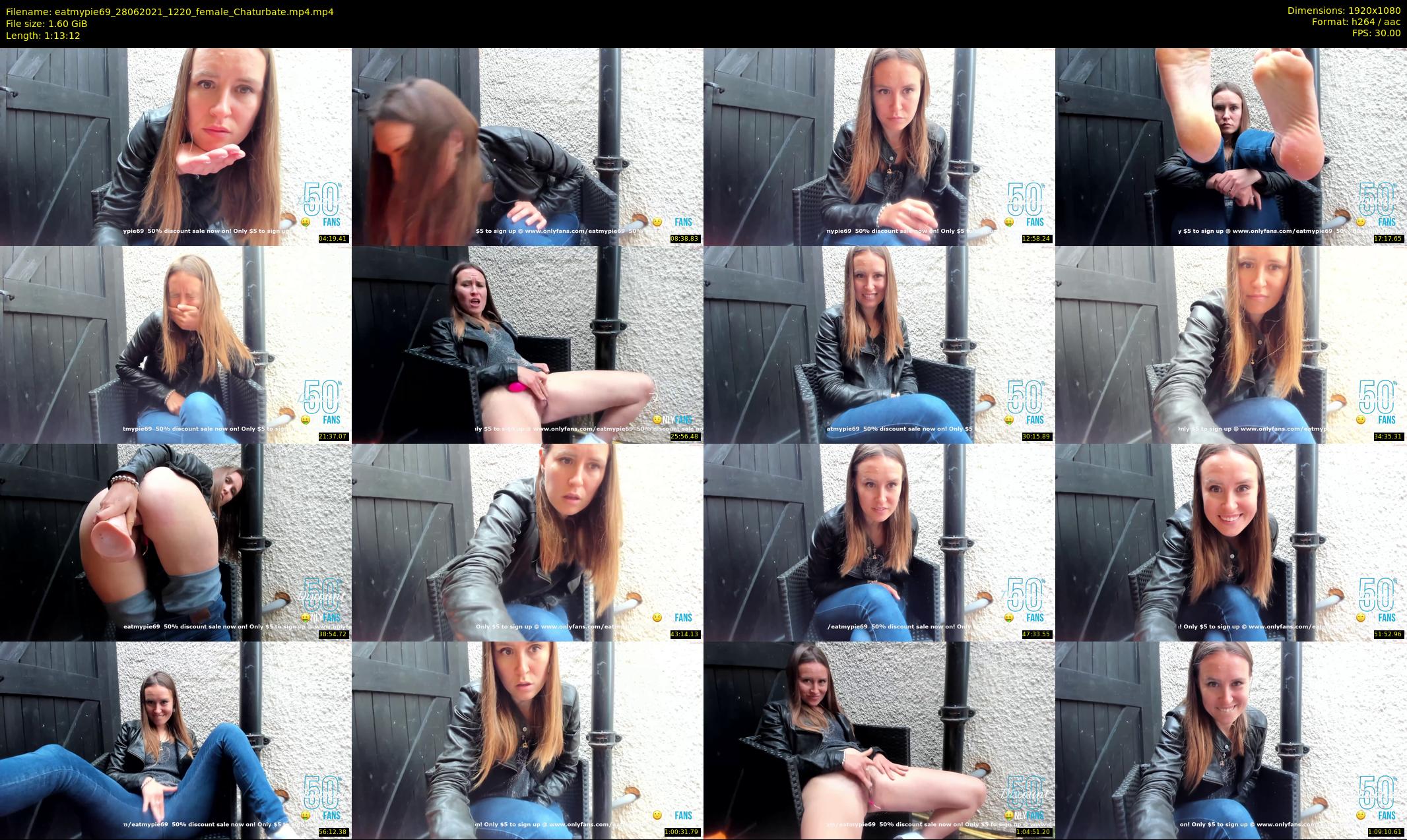 eatmypie69 — 74 minute Chaturbate female cam show recording, 1080p, Jun 28, 2021