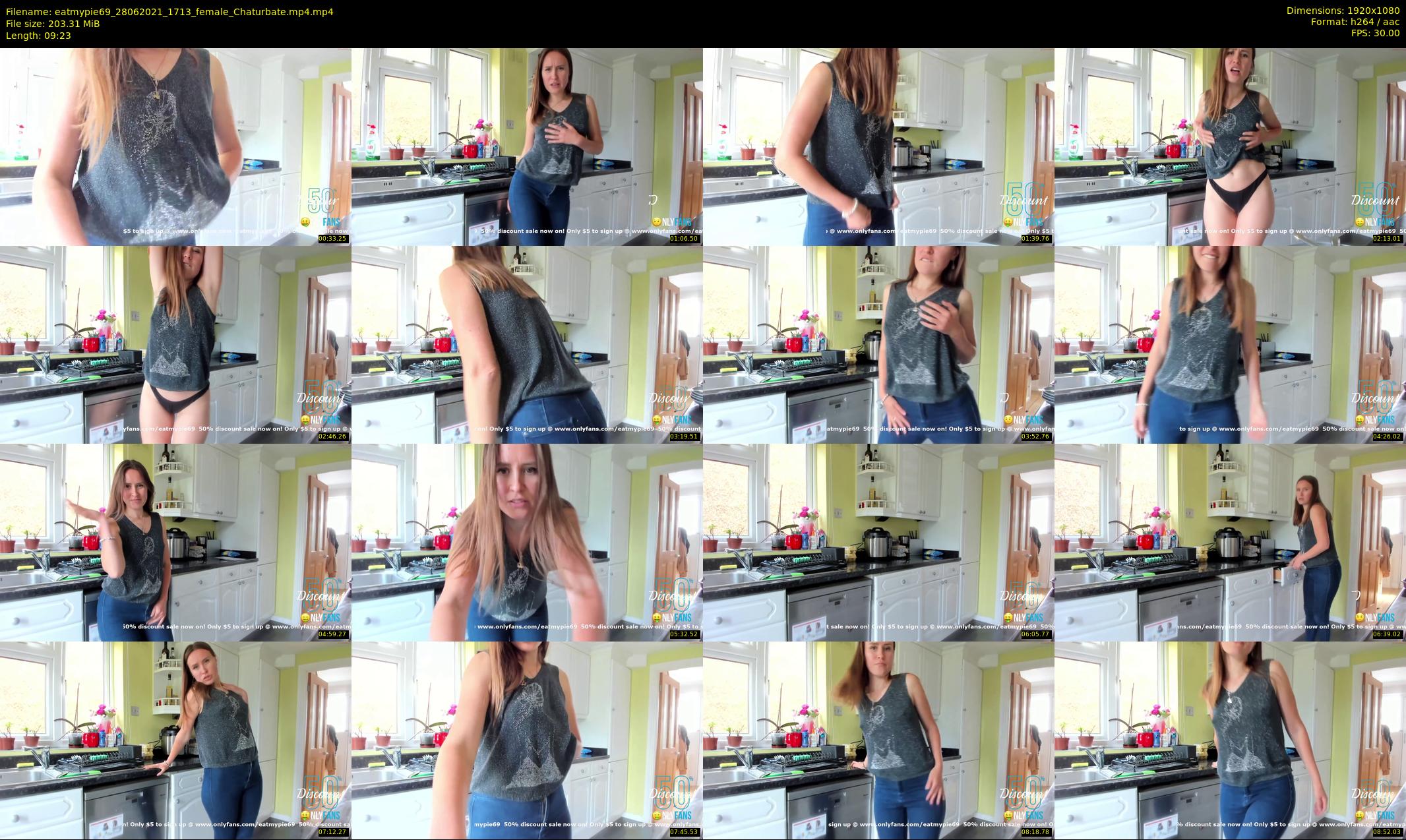 eatmypie69 — 10 minute Chaturbate female cam show recording, 1080p, Jun 28, 2021